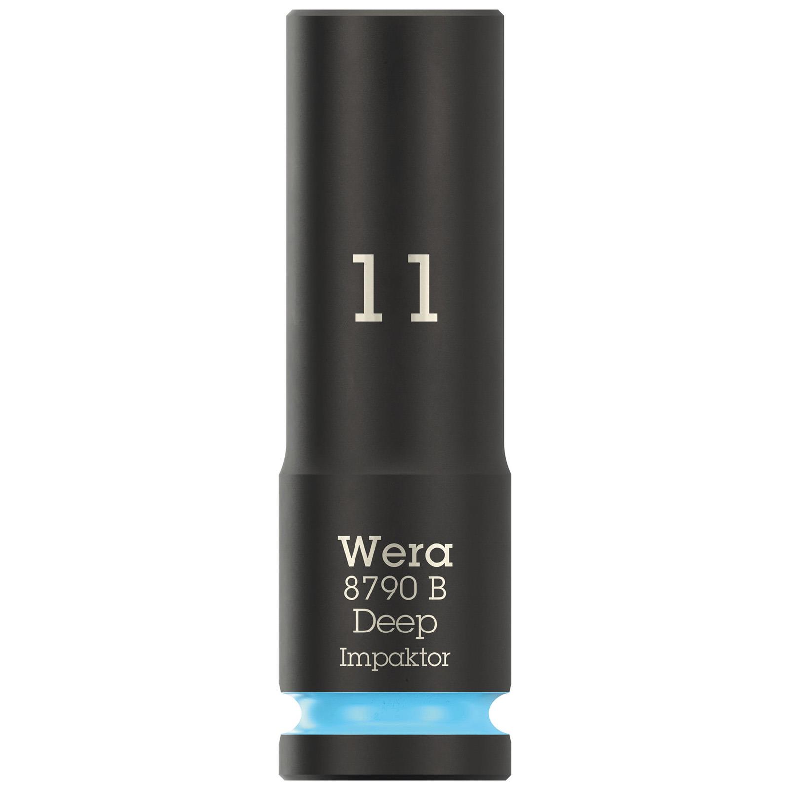 Wera Schlagschrauber-Stecknuss tief 3/8" Antrieb 8790 B Impaktor metrisch imperial Größe wählbar - Bild 5 von 29