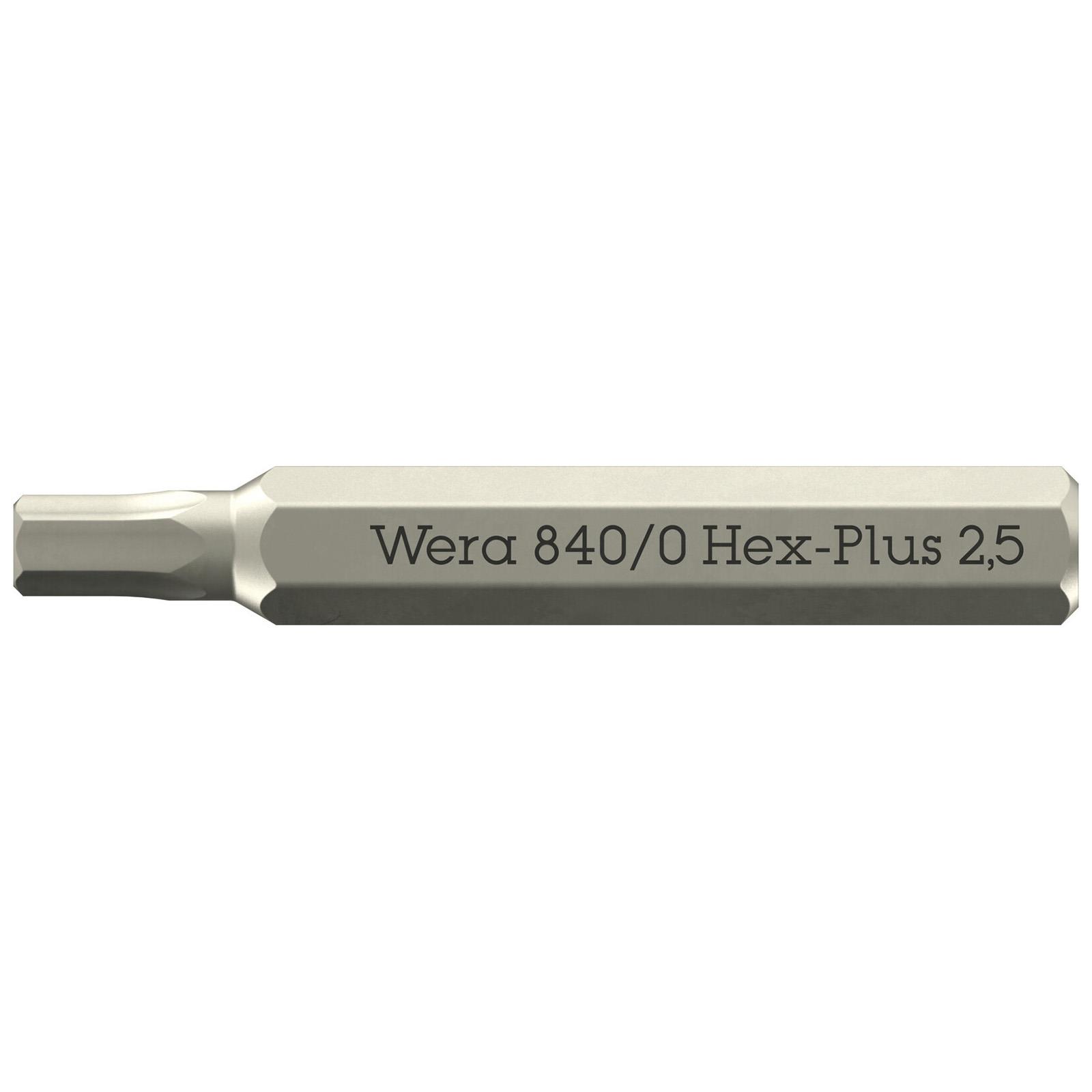 Wera Micro Präzisions-Schraubendreher-Bits mit 4 mm Sechskantantrieb PH PZ TX SL Größe wählbar - Bild 17 von 22