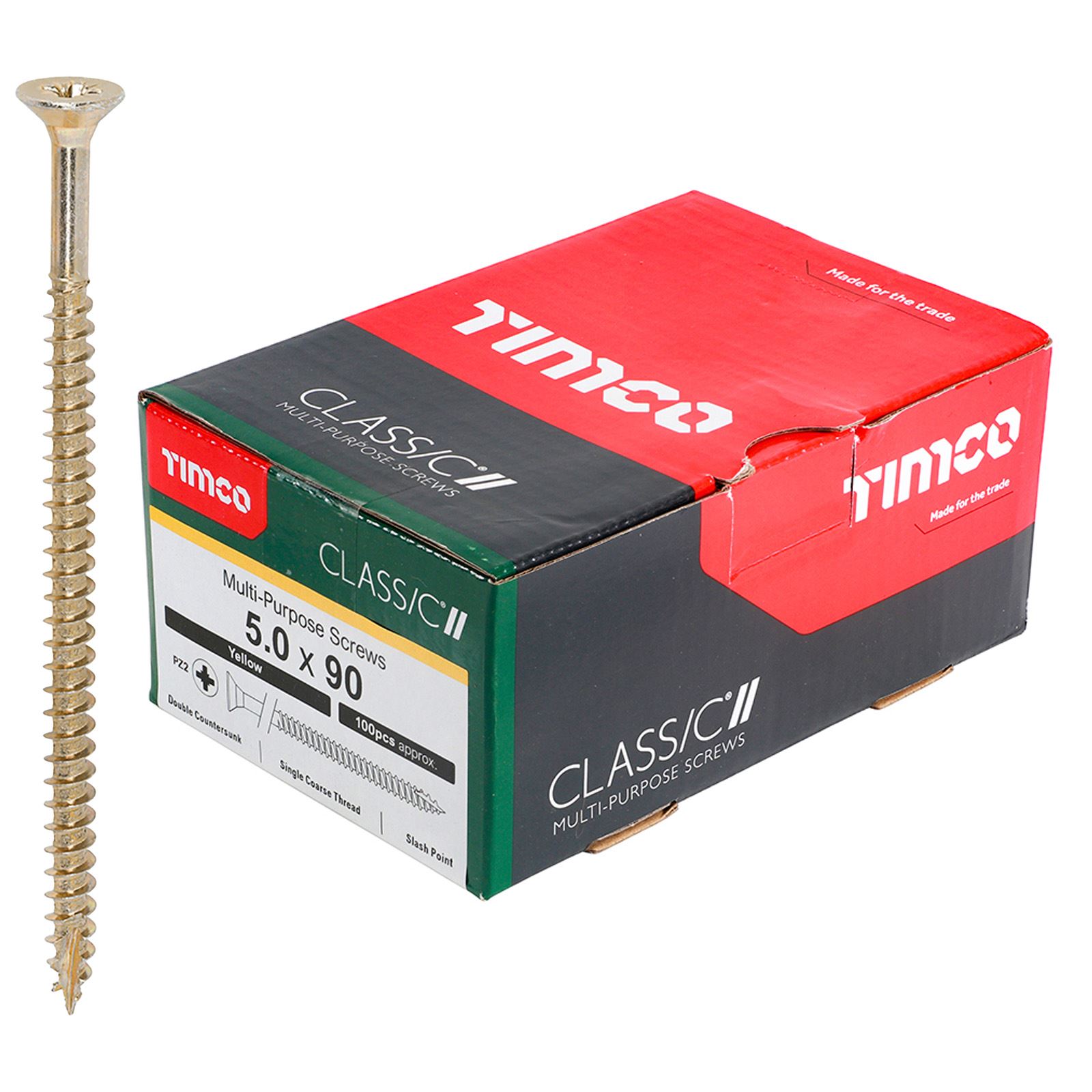 TIMCO Classic Mehrzweckschrauben Pozi Kopf Doppel Senken Gelb Verpackt - Bild 56 von 71