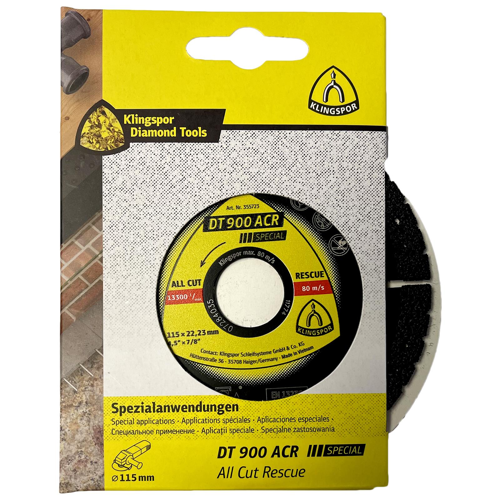 Klingspor Diamant Schneidscheibe Klinge Winkelschleifer für Stihl Beton Metall Holz - Bild 2 von 5