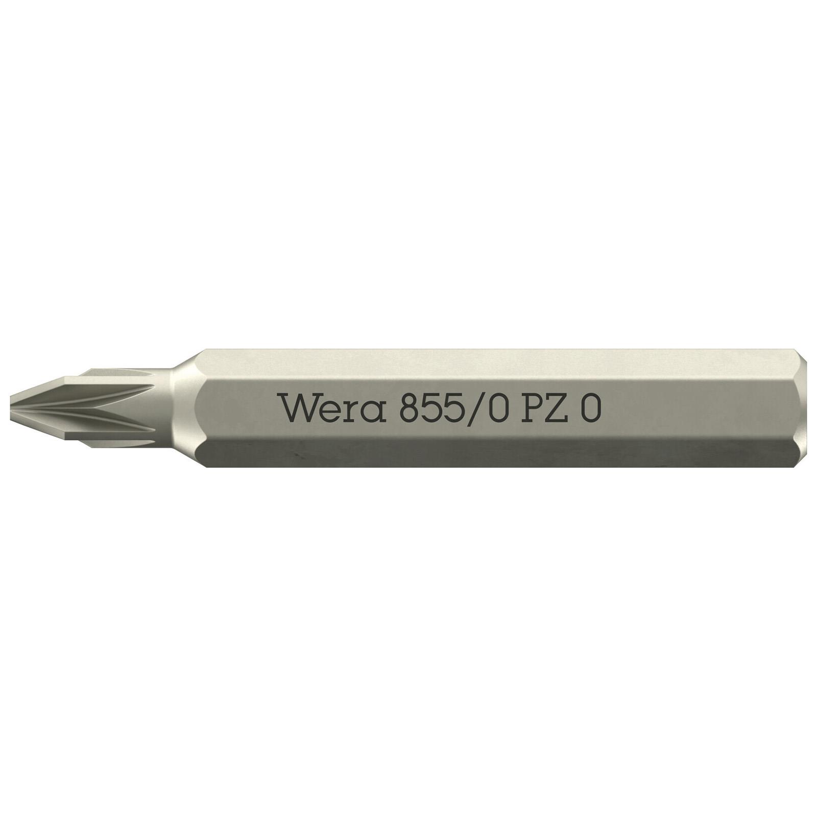 Wera Micro Präzisions-Schraubendreher-Bits mit 4 mm Sechskantantrieb PH PZ TX SL Größe wählbar - Bild 18 von 22