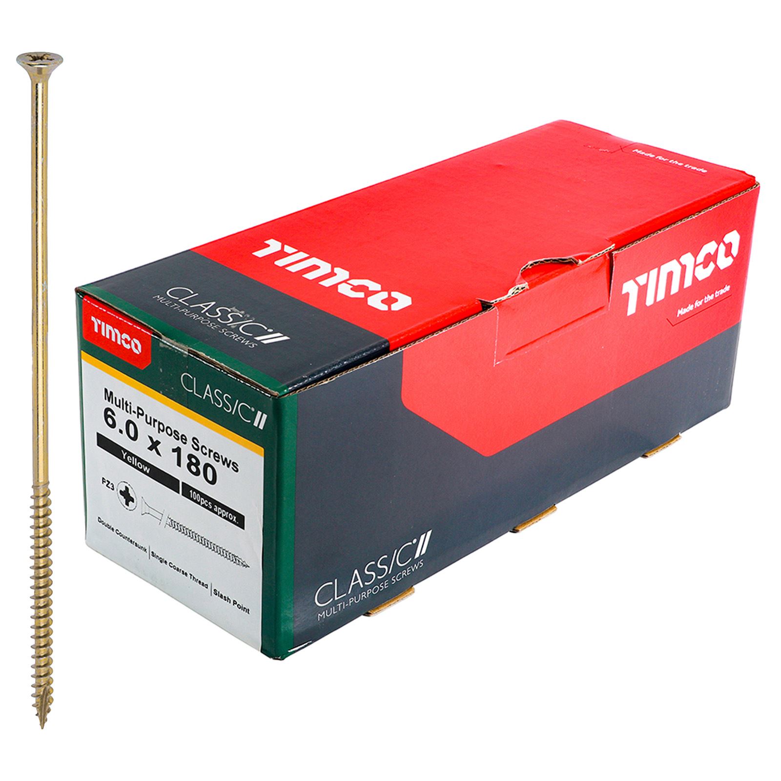 TIMCO Classic Mehrzweckschrauben Pozi Kopf Doppel Senken Gelb Verpackt - Bild 70 von 71