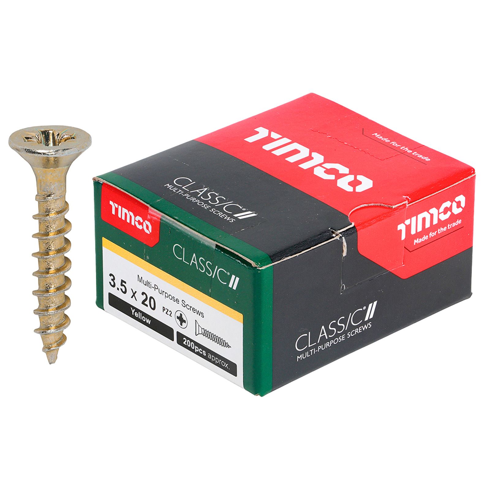 TIMCO Classic Mehrzweckschrauben Pozi Kopf Doppel Senken Gelb Verpackt - Bild 12 von 71