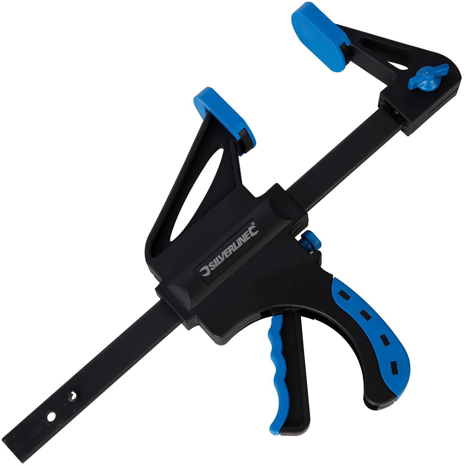 Silverline Heavy Duty Quick Release Clamp 150-600mm Spreaders Woodwork - Picture 2 of 5