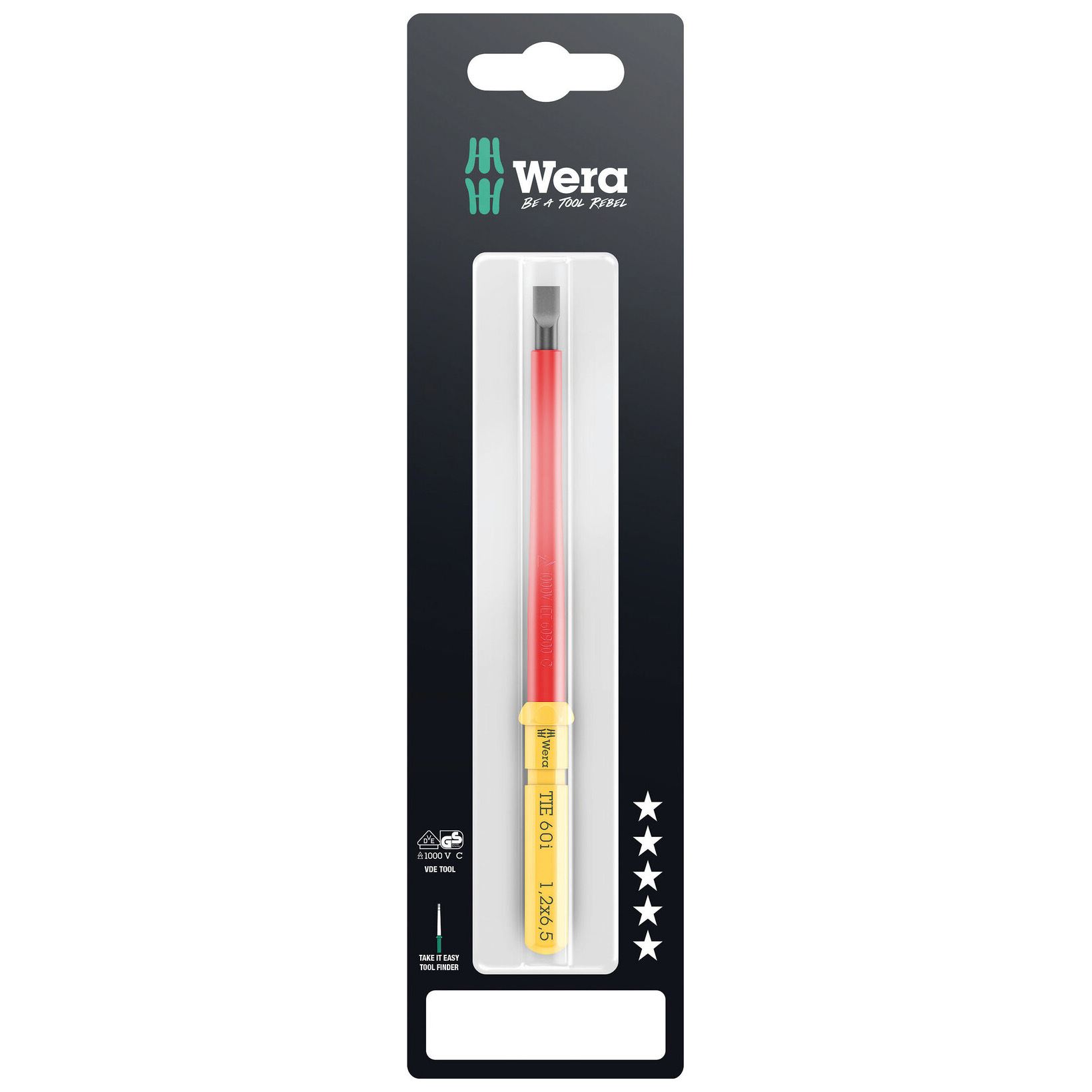 Wera Interchangeable Screwdriver Blade KK VDE SB Colour Coded Choose Size - Picture 7 of 26