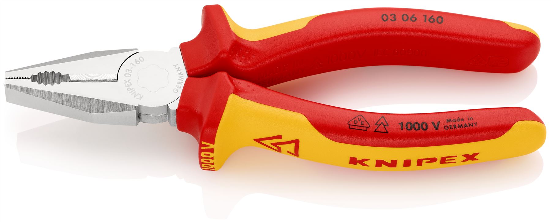 KNIPEX Kombizange Schneider Griffe Snips Zange 140-250 mm Größe wählbar - Bild 15 von 22