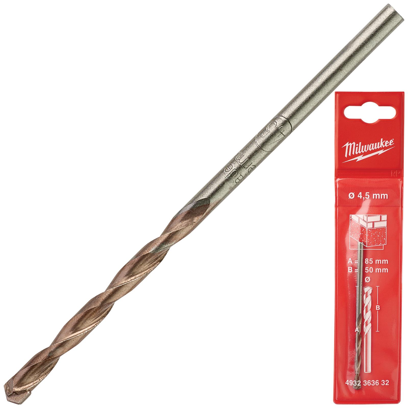 Milwaukee Concrete Masonry Drill Bits 