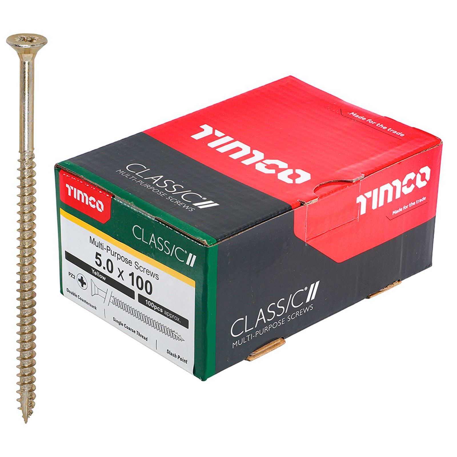 TIMCO Classic Mehrzweckschrauben Pozi Kopf Doppel Senken Gelb Verpackt - Bild 57 von 71