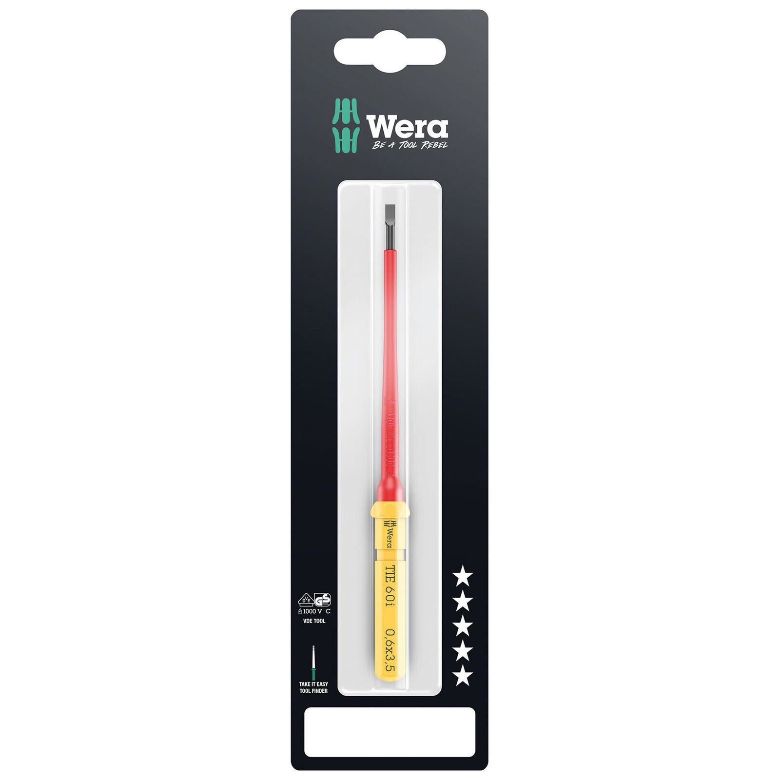 Wera Interchangeable Screwdriver Blade KK VDE SB Colour Coded Choose Size - Picture 4 of 26