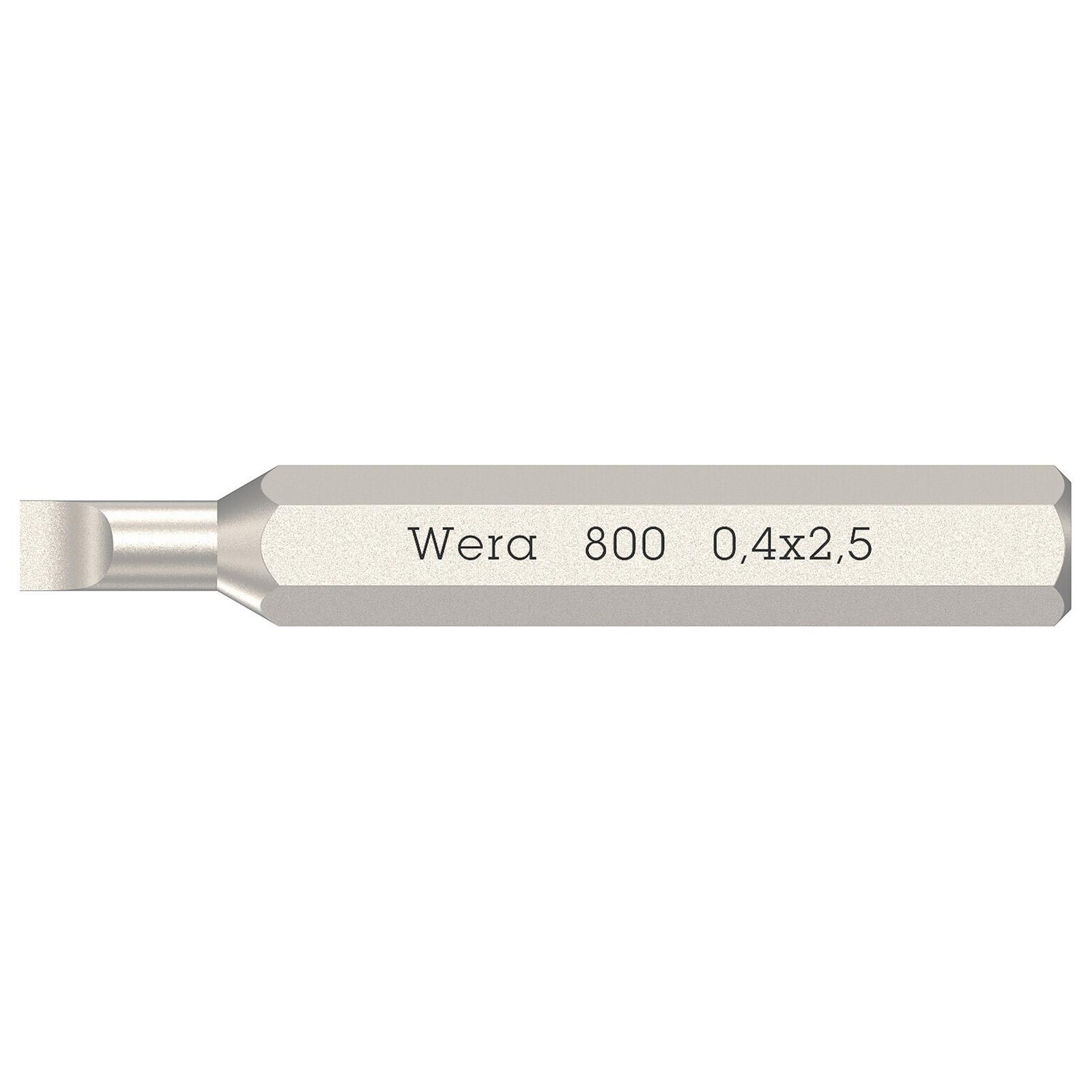 Wera Micro Präzisions-Schraubendreher-Bits mit 4 mm Sechskantantrieb PH PZ TX SL Größe wählbar - Bild 20 von 22