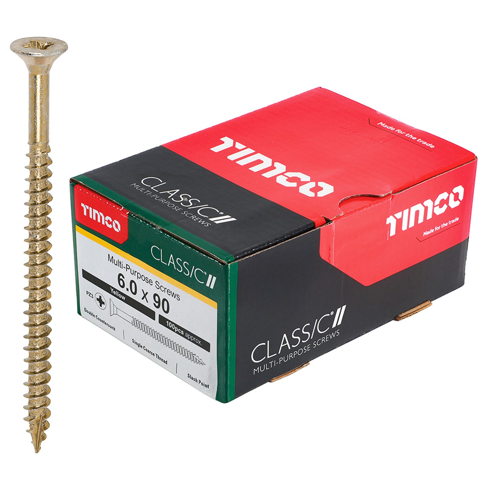 TIMCO Classic Mehrzweckschrauben Pozi Kopf Doppel Senken Gelb Verpackt - Bild 65 von 71