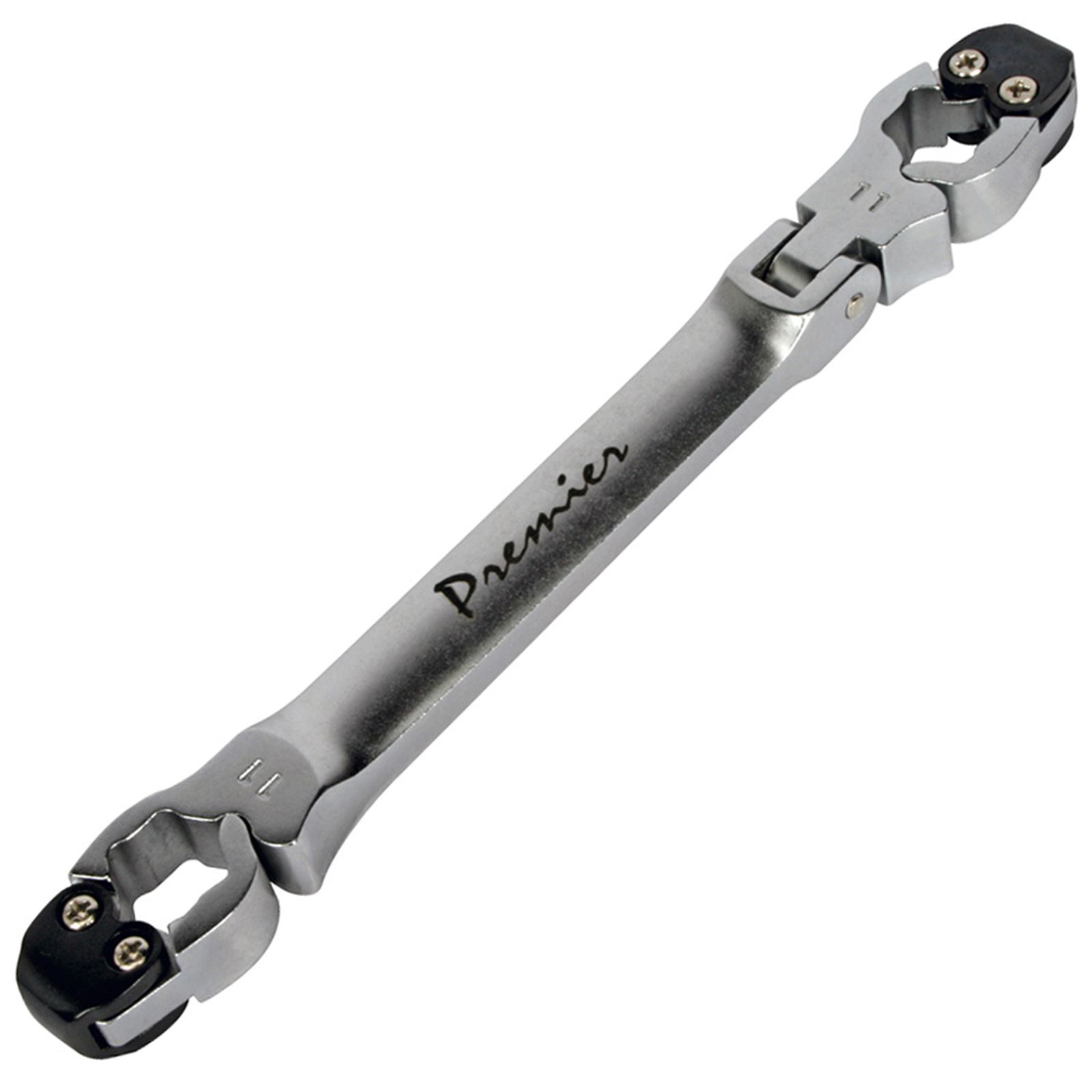 Sealey Premier 11mm Brake Pipe Flare Nut Ratchet Spanner Wrench Fixed Flexi Head 5051747488236