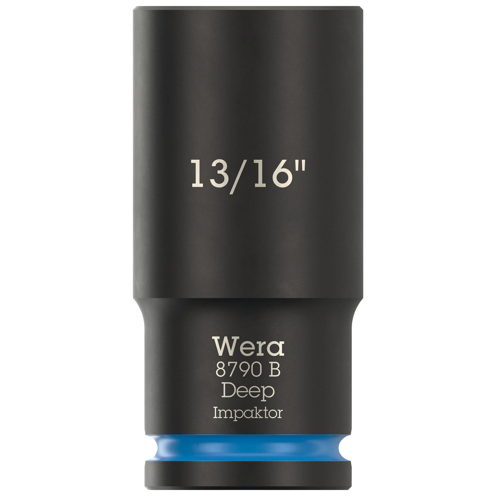 Wera Schlagschrauber-Stecknuss tief 3/8" Antrieb 8790 B Impaktor metrisch imperial Größe wählbar - Bild 26 von 29