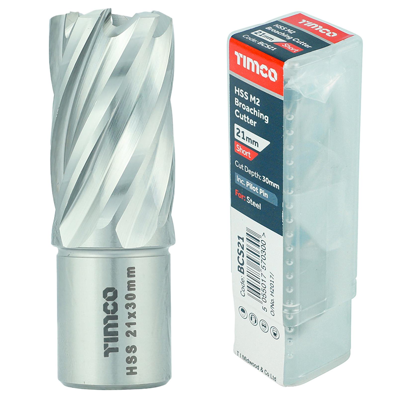 TIMCO Broaching Cutter Mag Drill Bit M2 HSS Pilot Pin Annular Broach Cutter - Picture 11 of 47