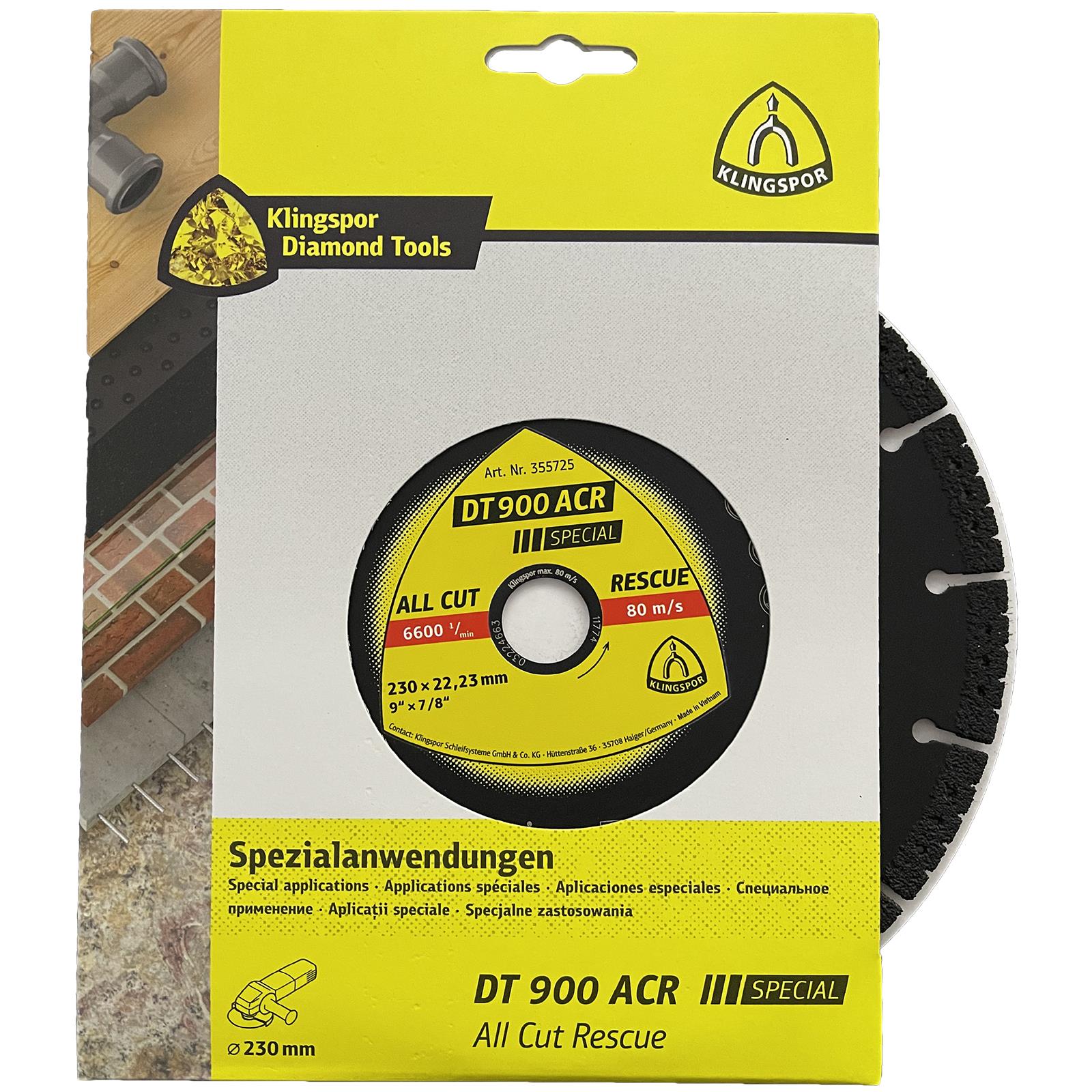 Klingspor Diamant Schneidscheibe Klinge Winkelschleifer für Stihl Beton Metall Holz - Bild 4 von 5