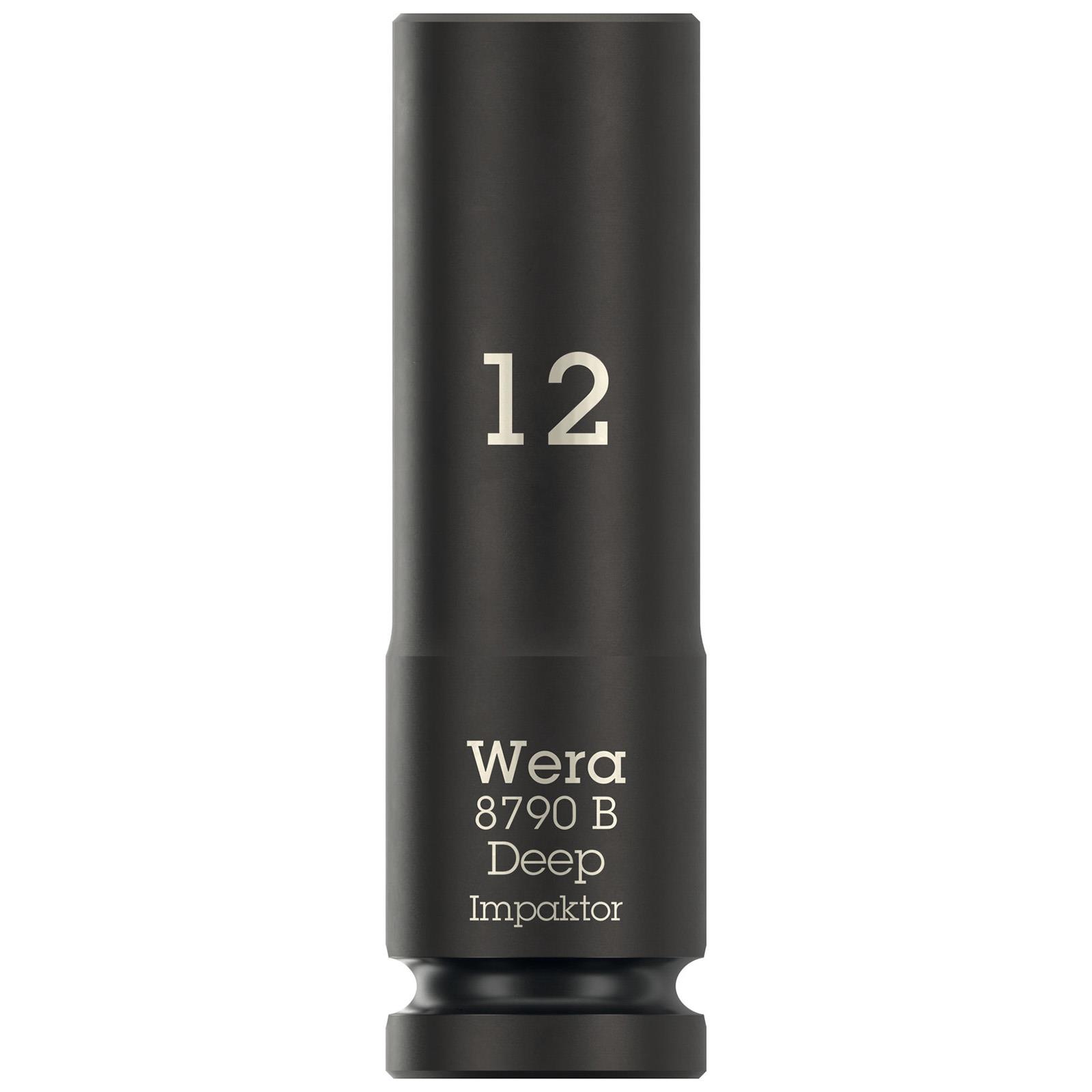 Wera Schlagschrauber-Stecknuss tief 3/8" Antrieb 8790 B Impaktor metrisch imperial Größe wählbar - Bild 6 von 29