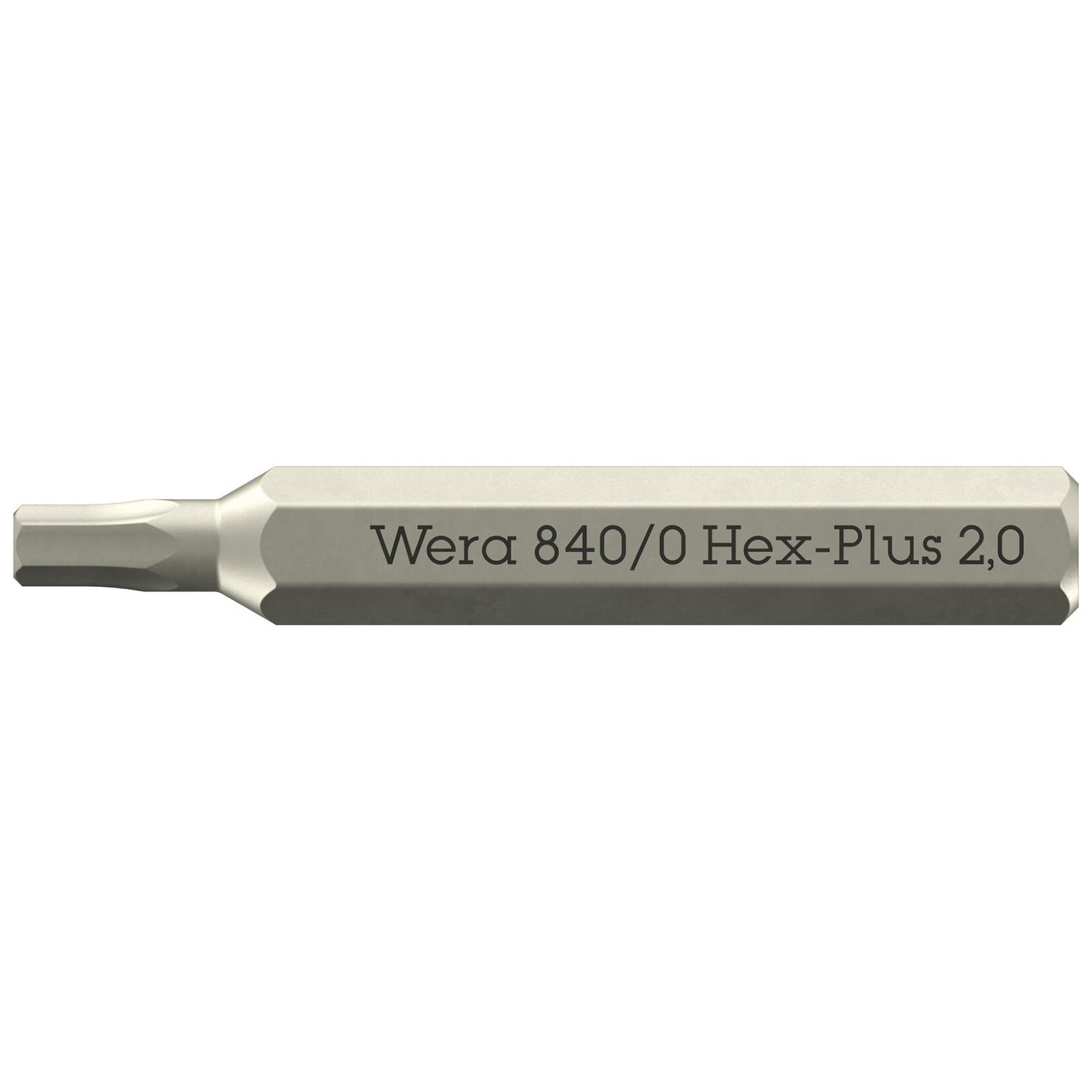 Wera Micro Präzisions-Schraubendreher-Bits mit 4 mm Sechskantantrieb PH PZ TX SL Größe wählbar - Bild 16 von 22