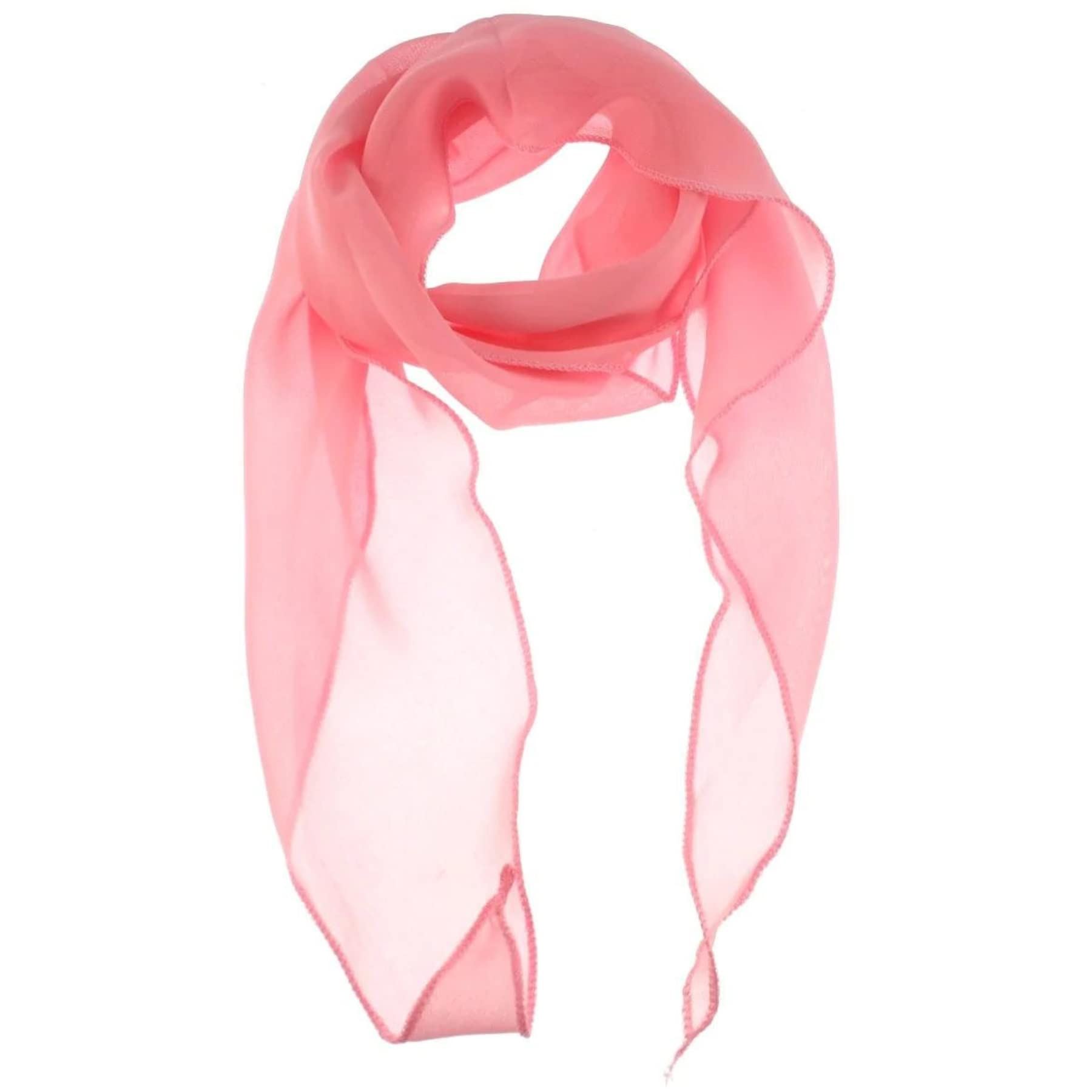 Bright Chiffon Ties for Women and Men, Ladies Neck Tie - Picture 11 of 58