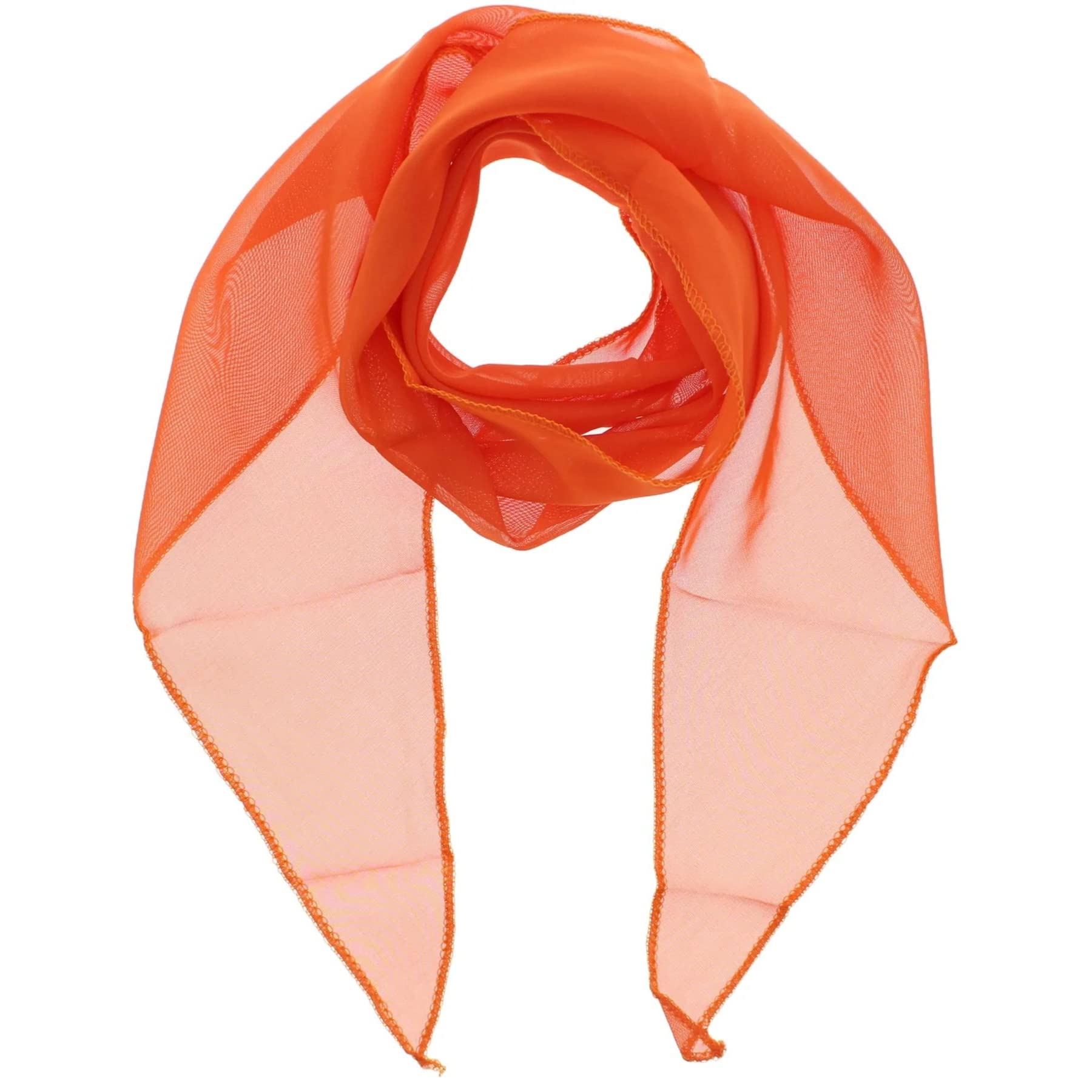 Bright Chiffon Ties for Women and Men, Ladies Neck Tie - Picture 12 of 58