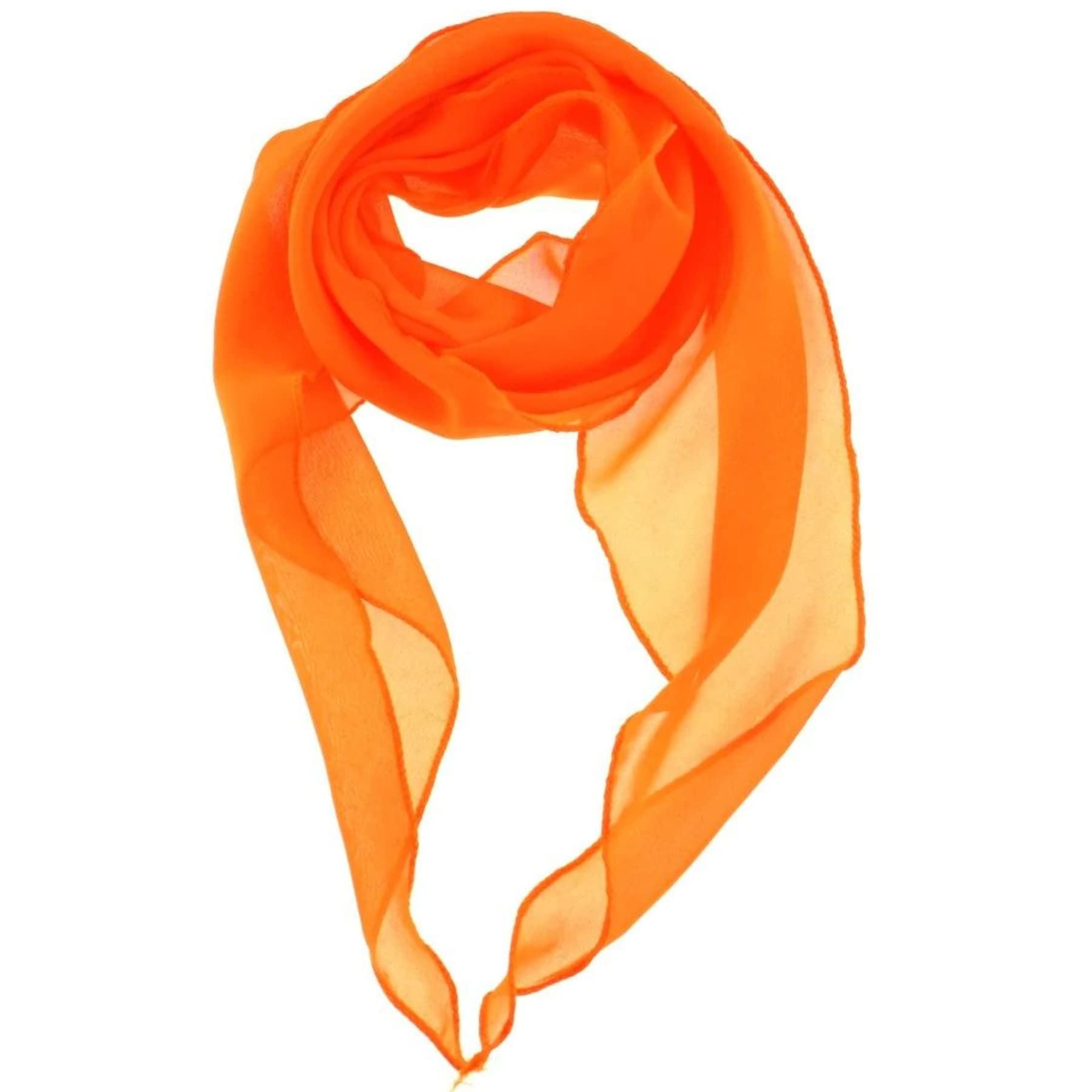 Bright Chiffon Ties for Women and Men, Ladies Neck Tie - Picture 46 of 58