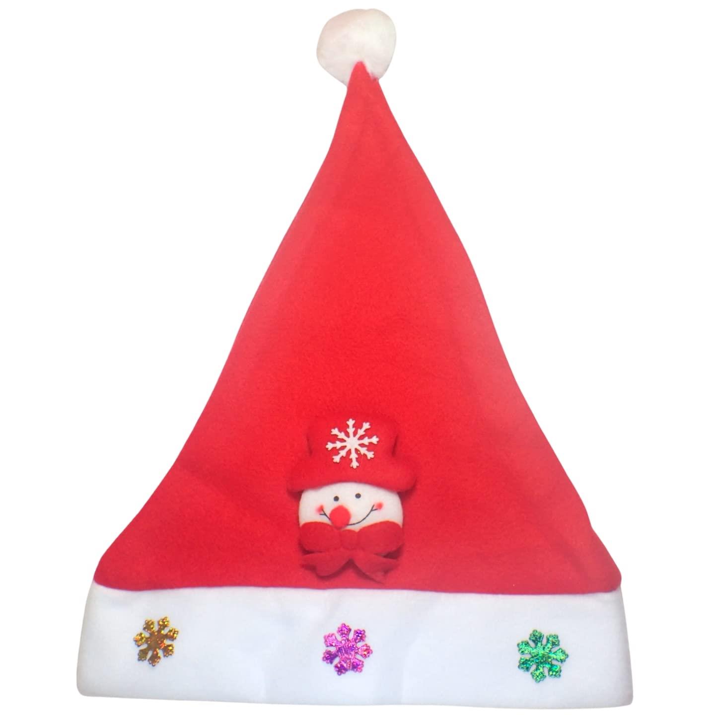 Luxury Red Santa Hat Santa Costume Party Christmas Hair Accessories - Picture 26 of 26