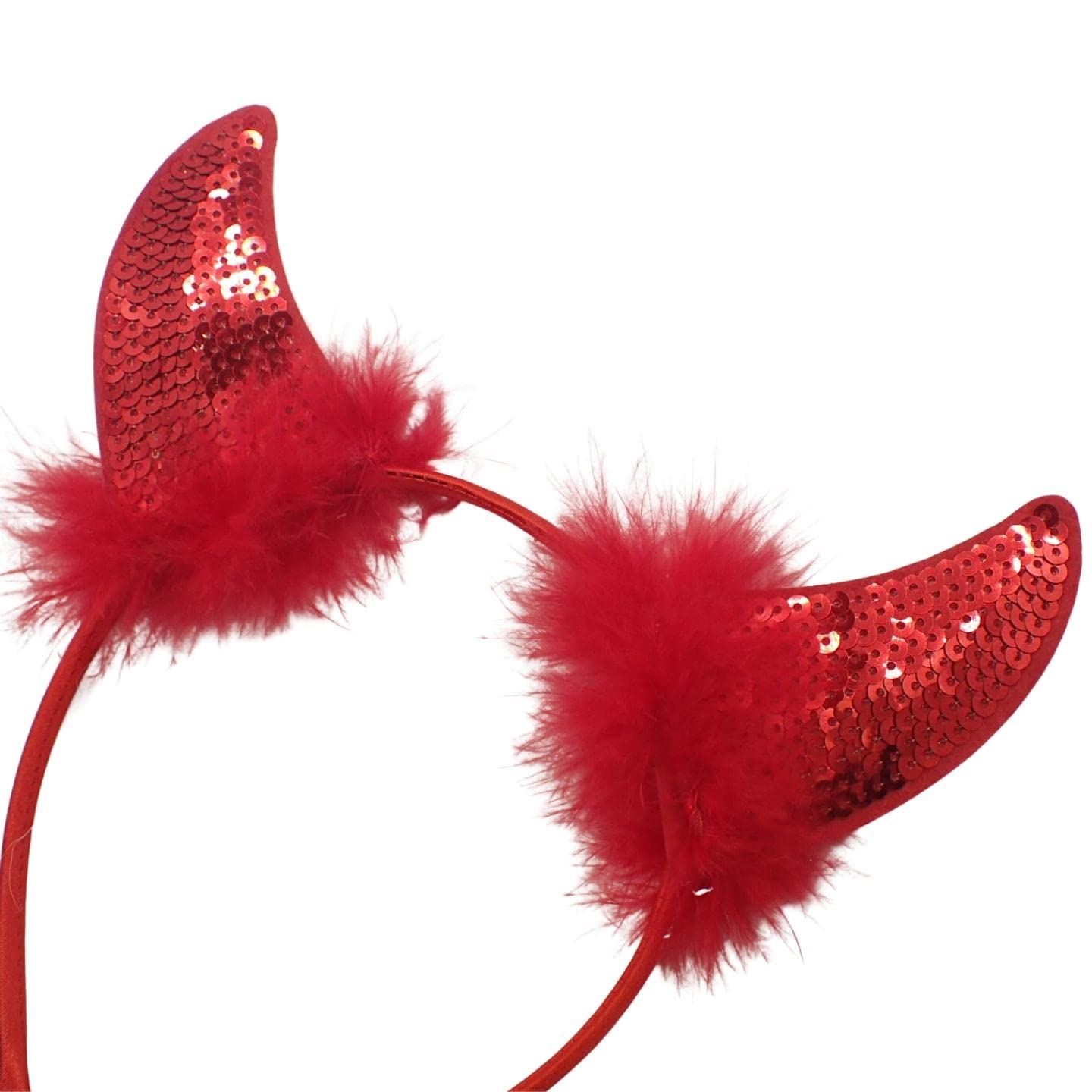 Spooky Halloween Costume Horns & Boppers Womens Halloween Headband - Picture 33 of 47