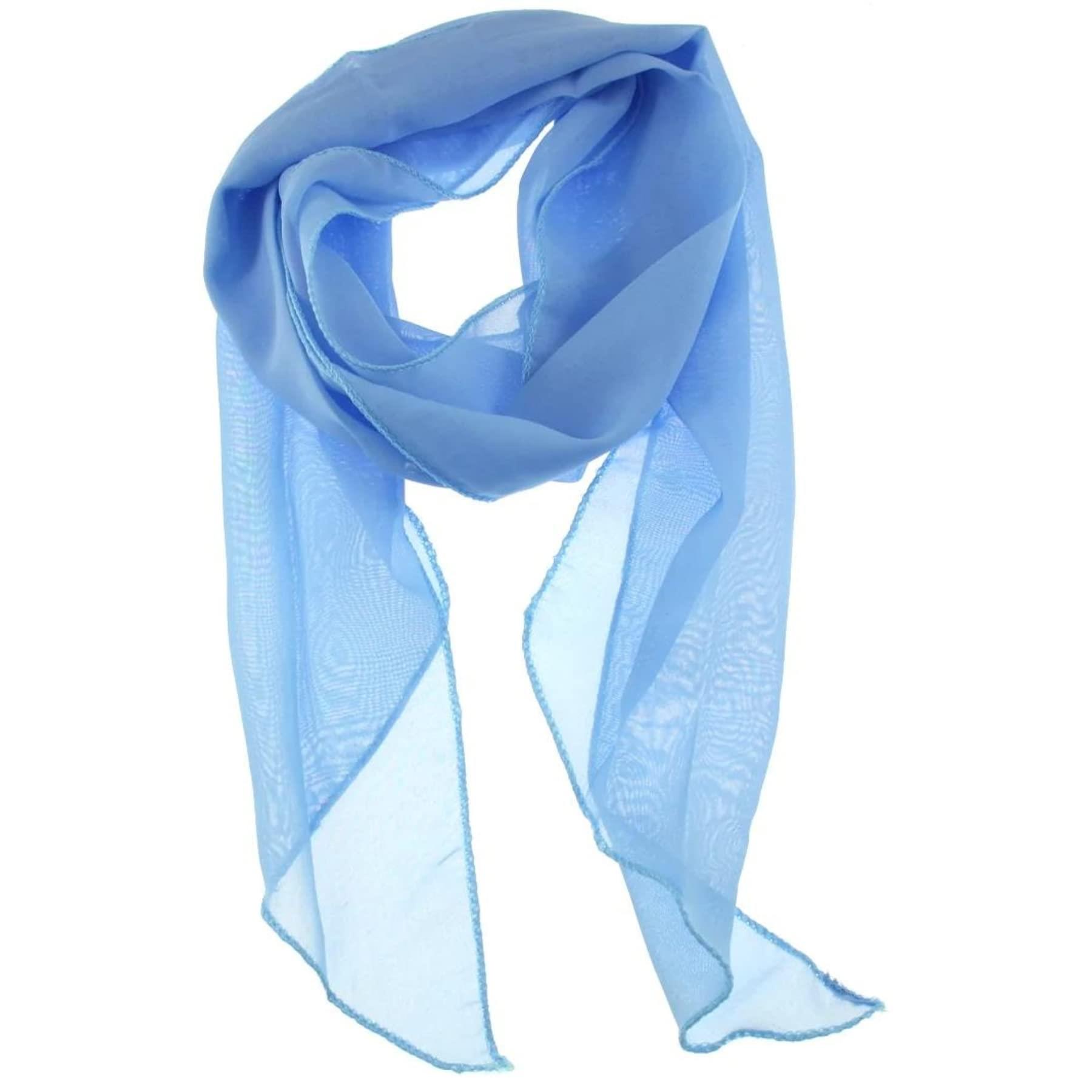 Bright Chiffon Ties for Women and Men, Ladies Neck Tie - Picture 10 of 58