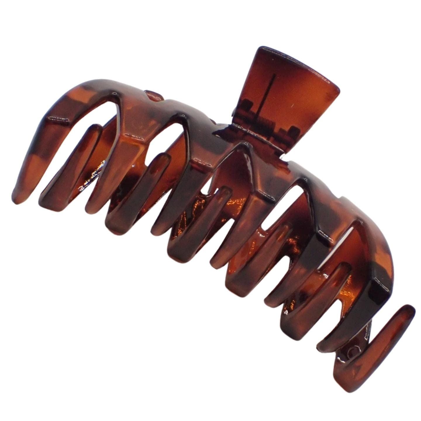 8.5cm Black or Brown Tort Hair Claw Clip for Women & Girls - Picture 62 of 64