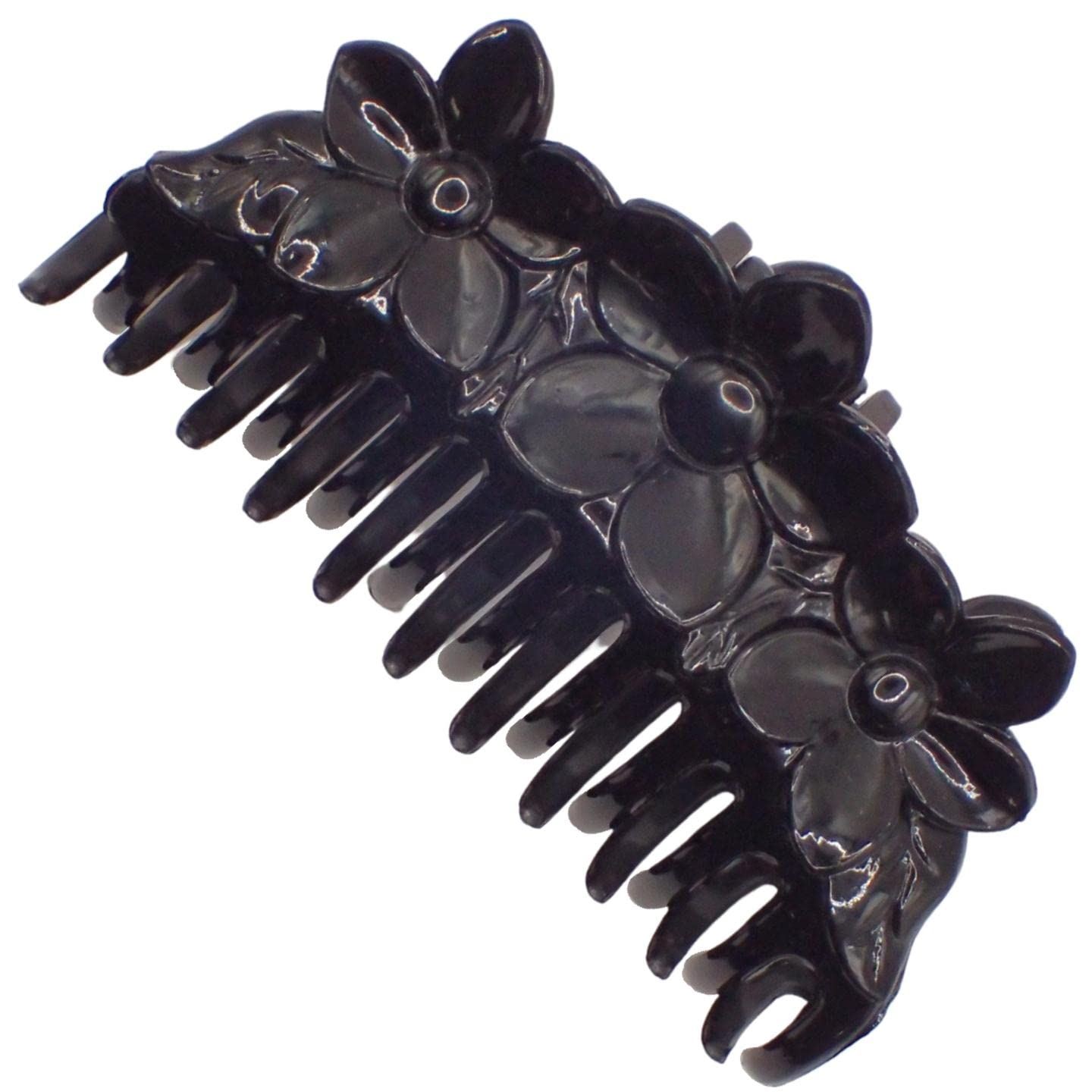 8.5cm Black or Brown Tort Hair Claw Clip for Women & Girls - Picture 22 of 64