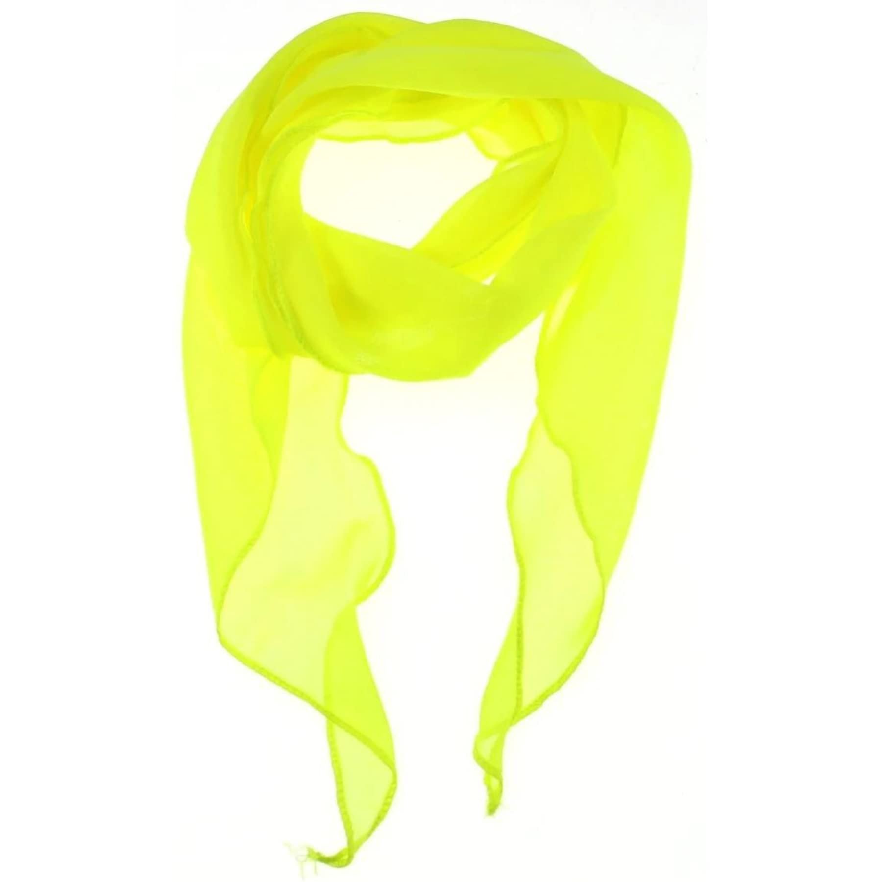 Bright Chiffon Ties for Women and Men, Ladies Neck Tie - Picture 48 of 58