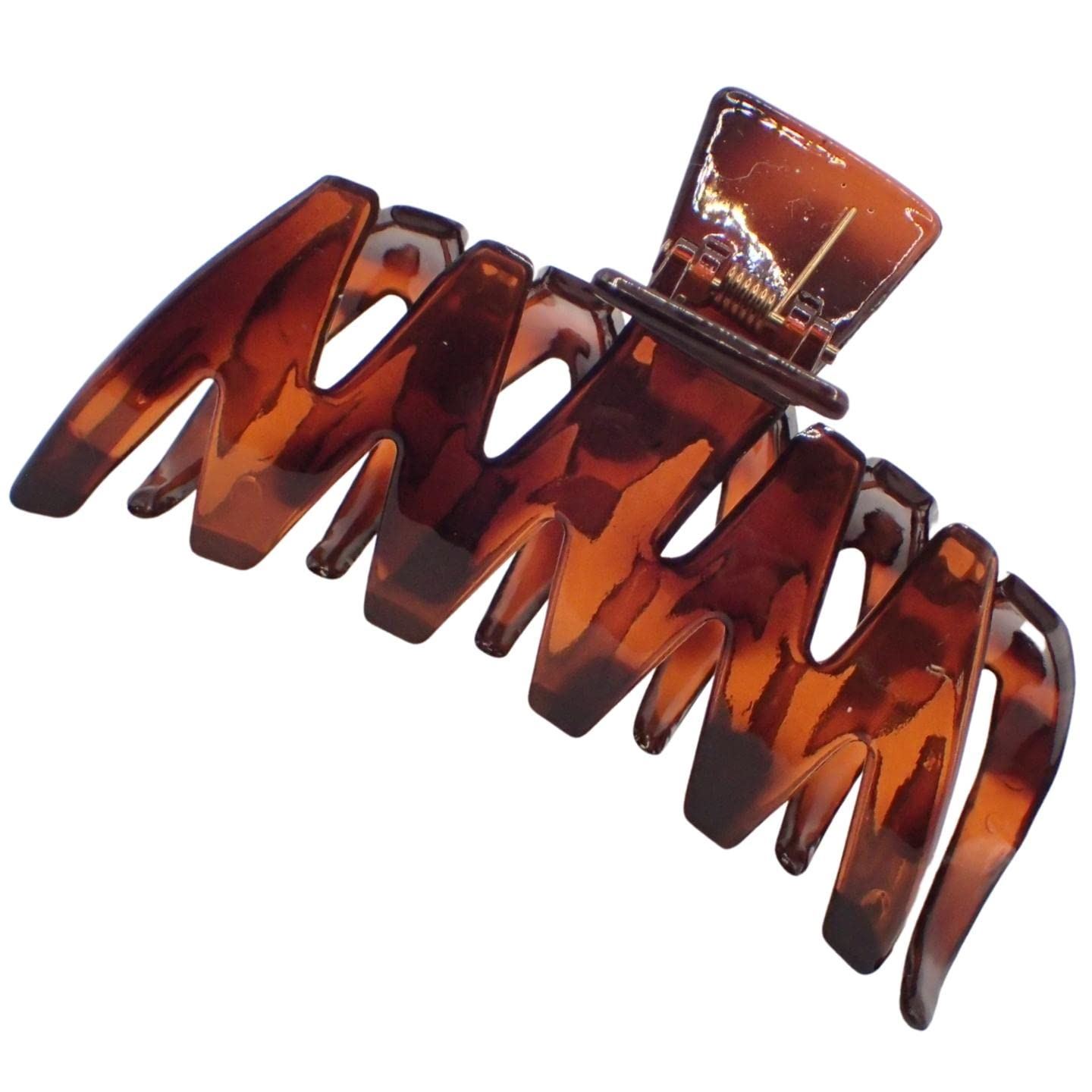8.5cm Black or Brown Tort Hair Claw Clip for Women & Girls - Picture 63 of 64