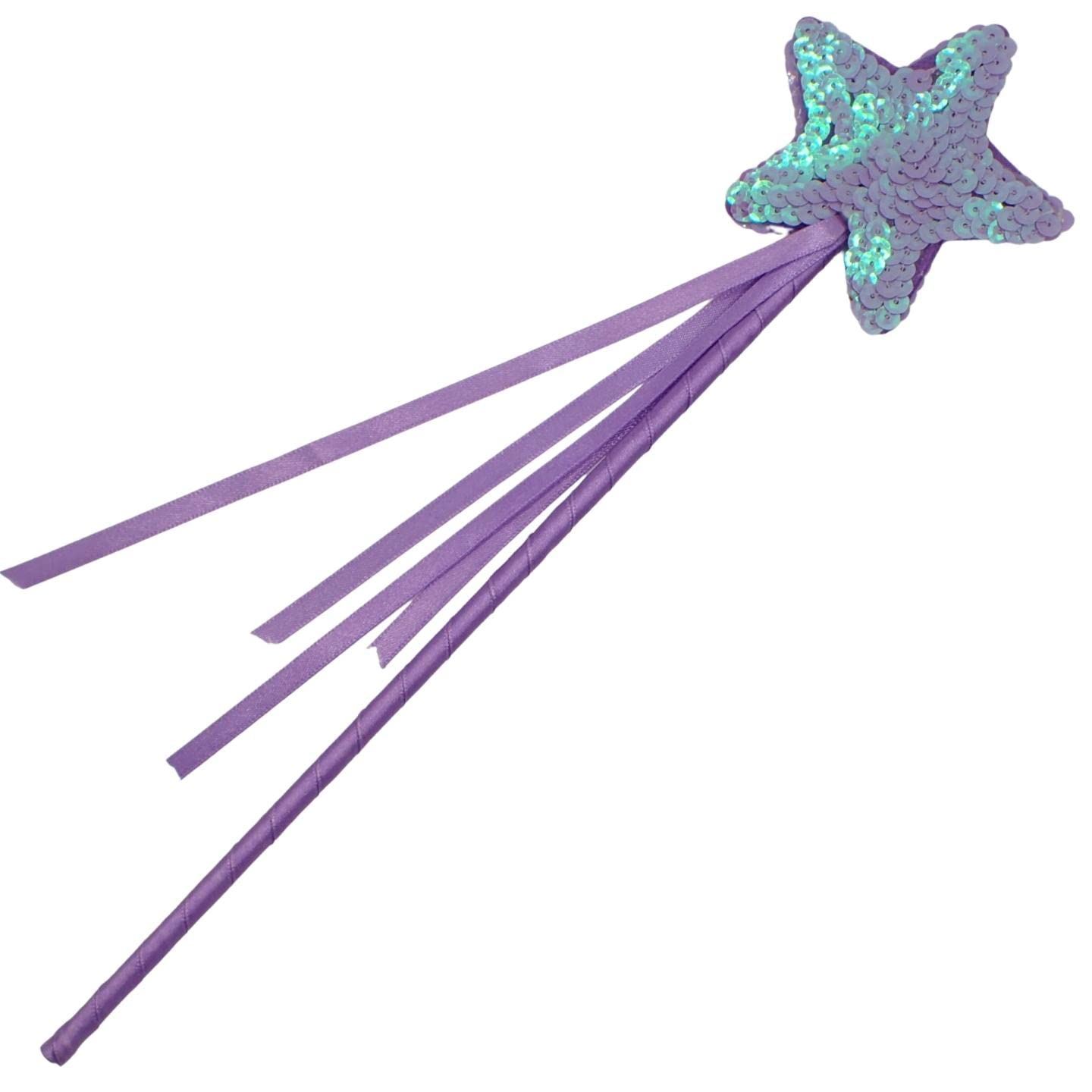 Fairy Wand Sparkly Fancy Dress Play Princess Wand Cute - Picture 20 of 34