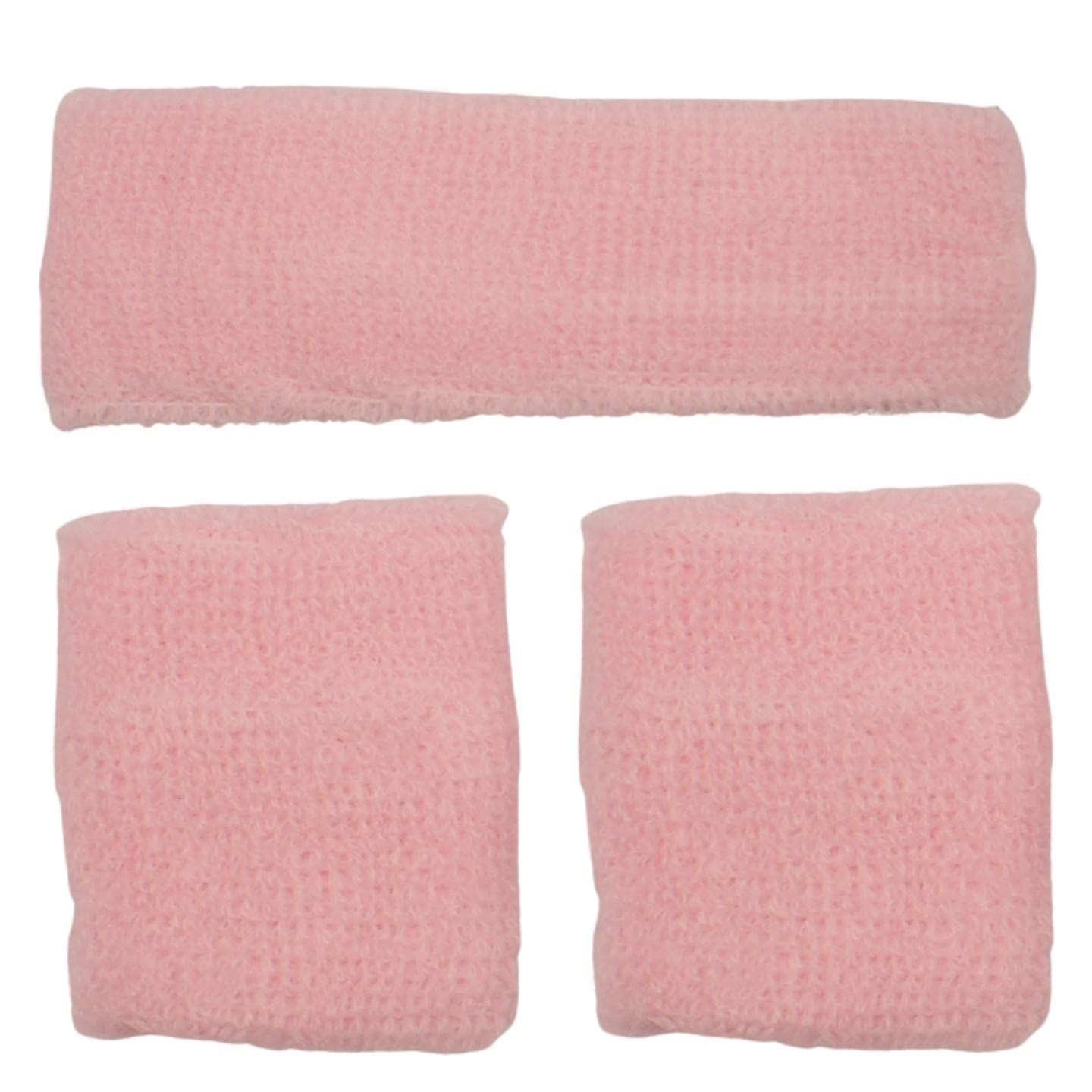 3pcs Unisex Headbands & Wrist Sweatbands for Exercise Set - Picture 11 of 28