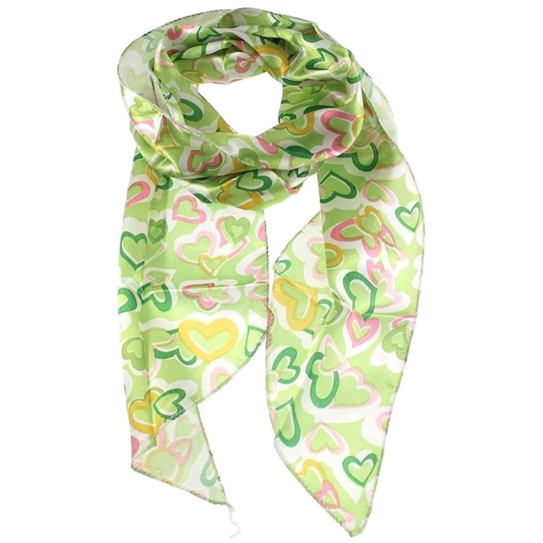 Bright Chiffon Ties for Women and Men, Ladies Neck Tie - Picture 37 of 58