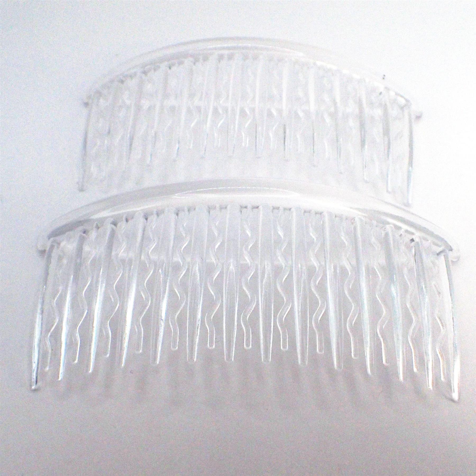 12cm / 4.7" Multipack Large Plastic Hair Comb Slides for Women - Picture 25 of 39