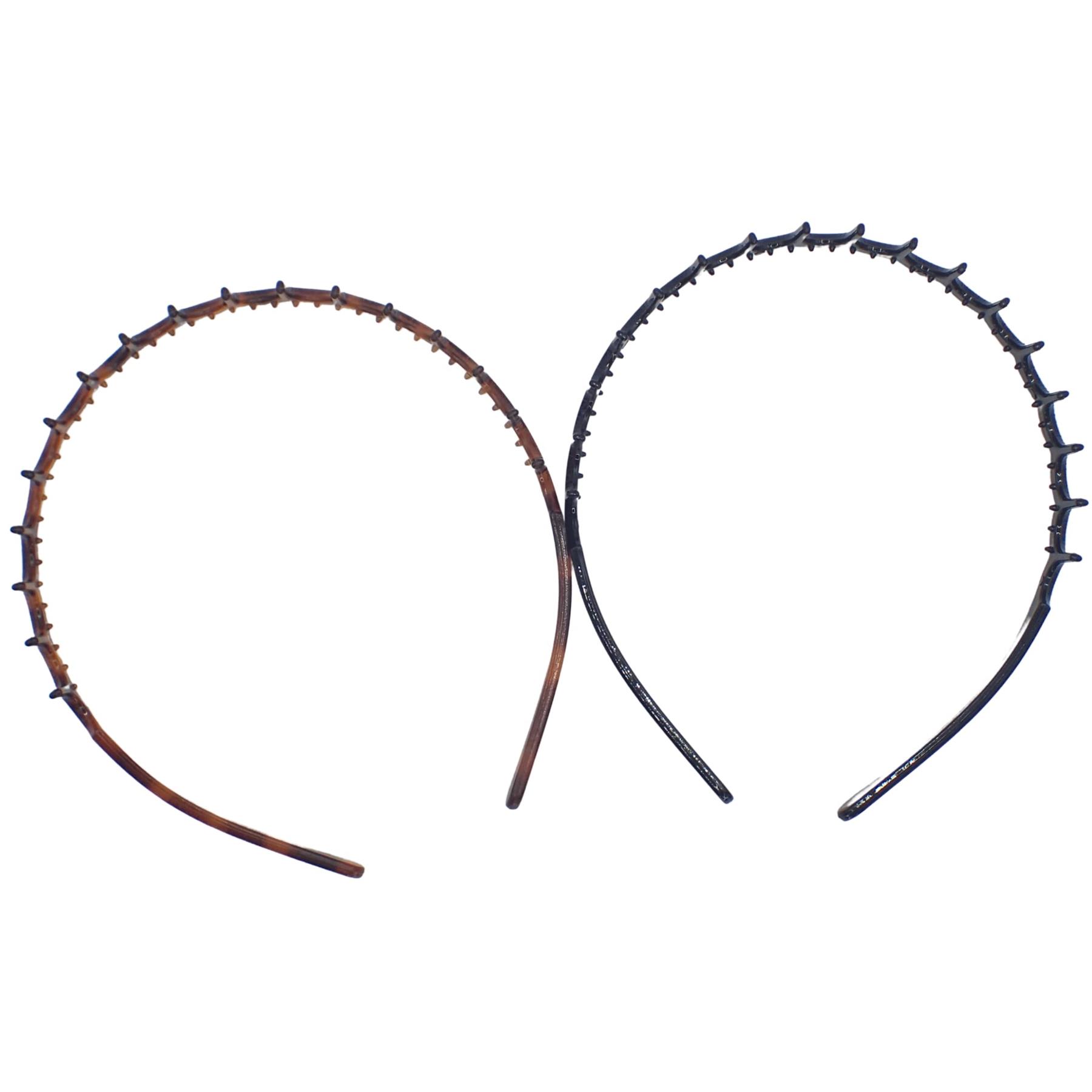 Zig Zag Shark Tooth Head Band Teeth Hair Band Alice Band Comb Headbands - Picture 7 of 99