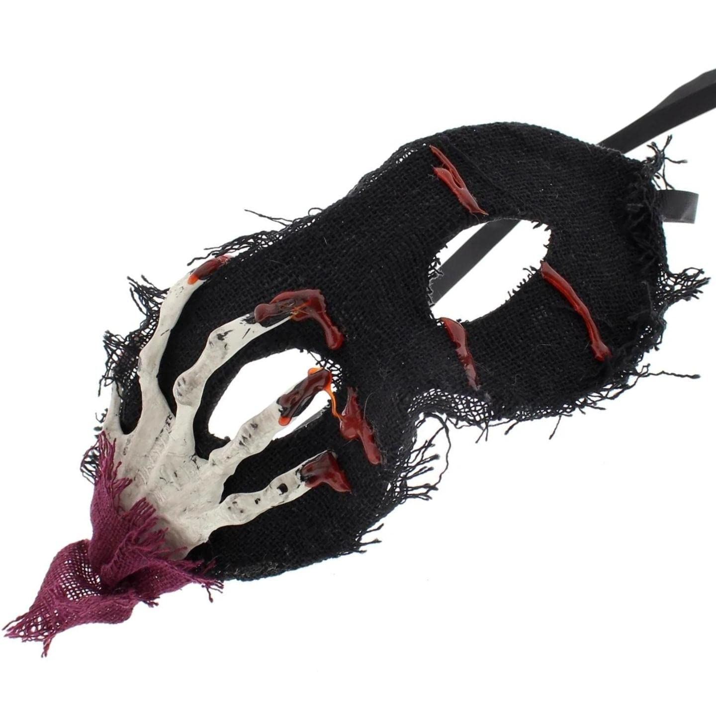 Halloween Mask Halloween Masquerade Mask Fancy Dress Bat Face Black Mask - Picture 19 of 31