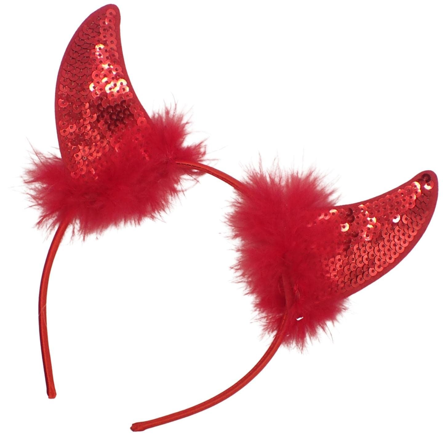 Spooky Halloween Costume Horns & Boppers Womens Halloween Headband - Picture 31 of 47