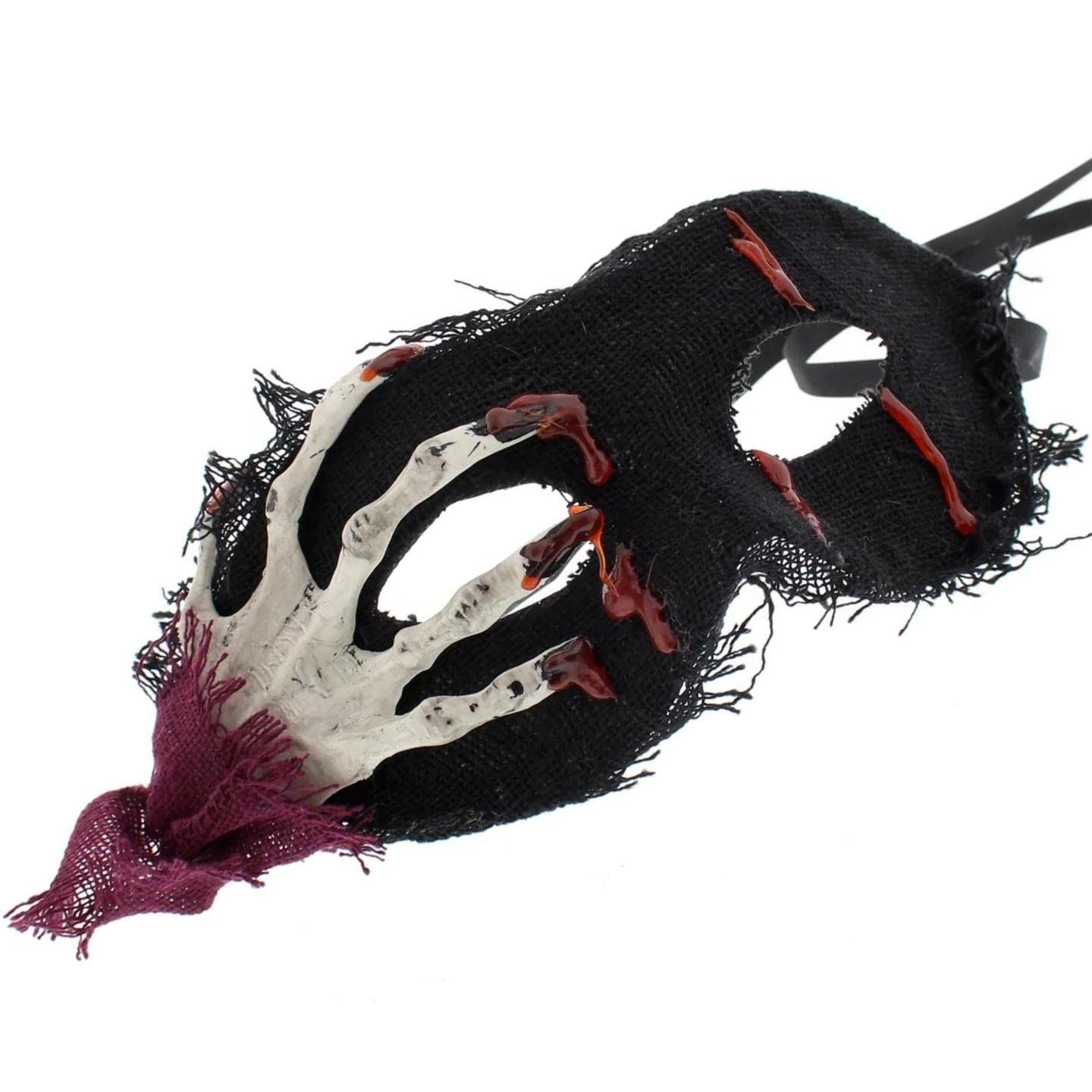 Halloween Mask Halloween Masquerade Mask Fancy Dress Bat Face Black Mask - Picture 18 of 31