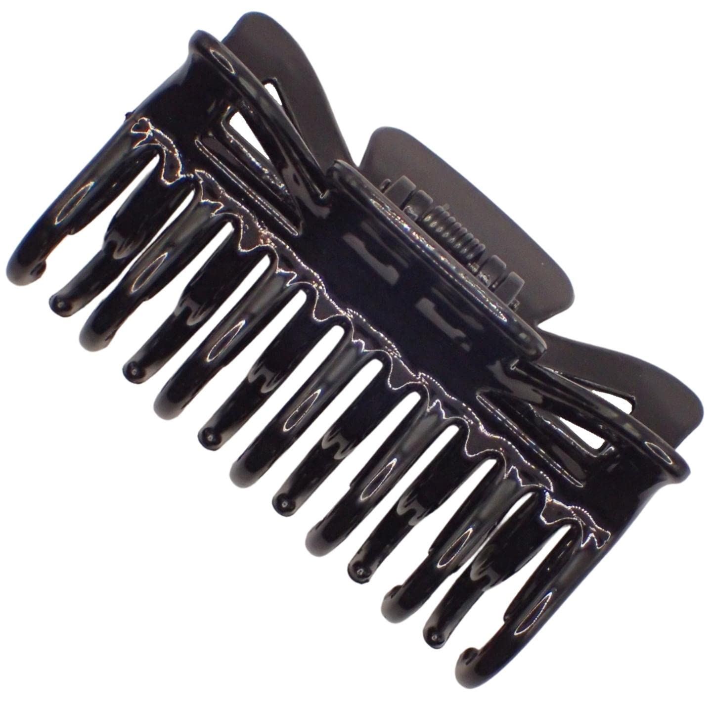 8.5cm Black or Brown Tort Hair Claw Clip for Women & Girls - Picture 16 of 64