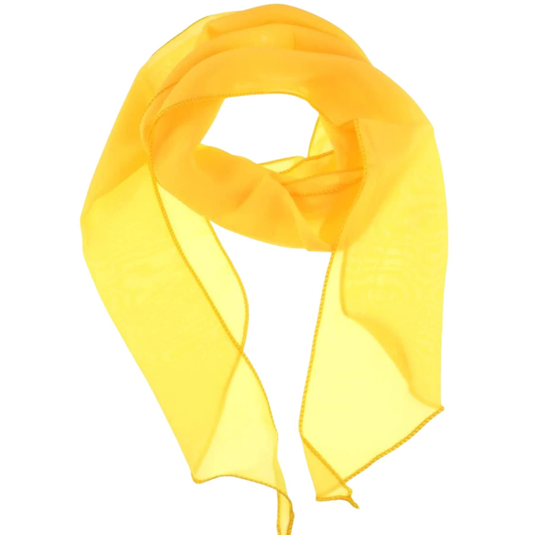 Bright Chiffon Ties for Women and Men, Ladies Neck Tie - Picture 28 of 58