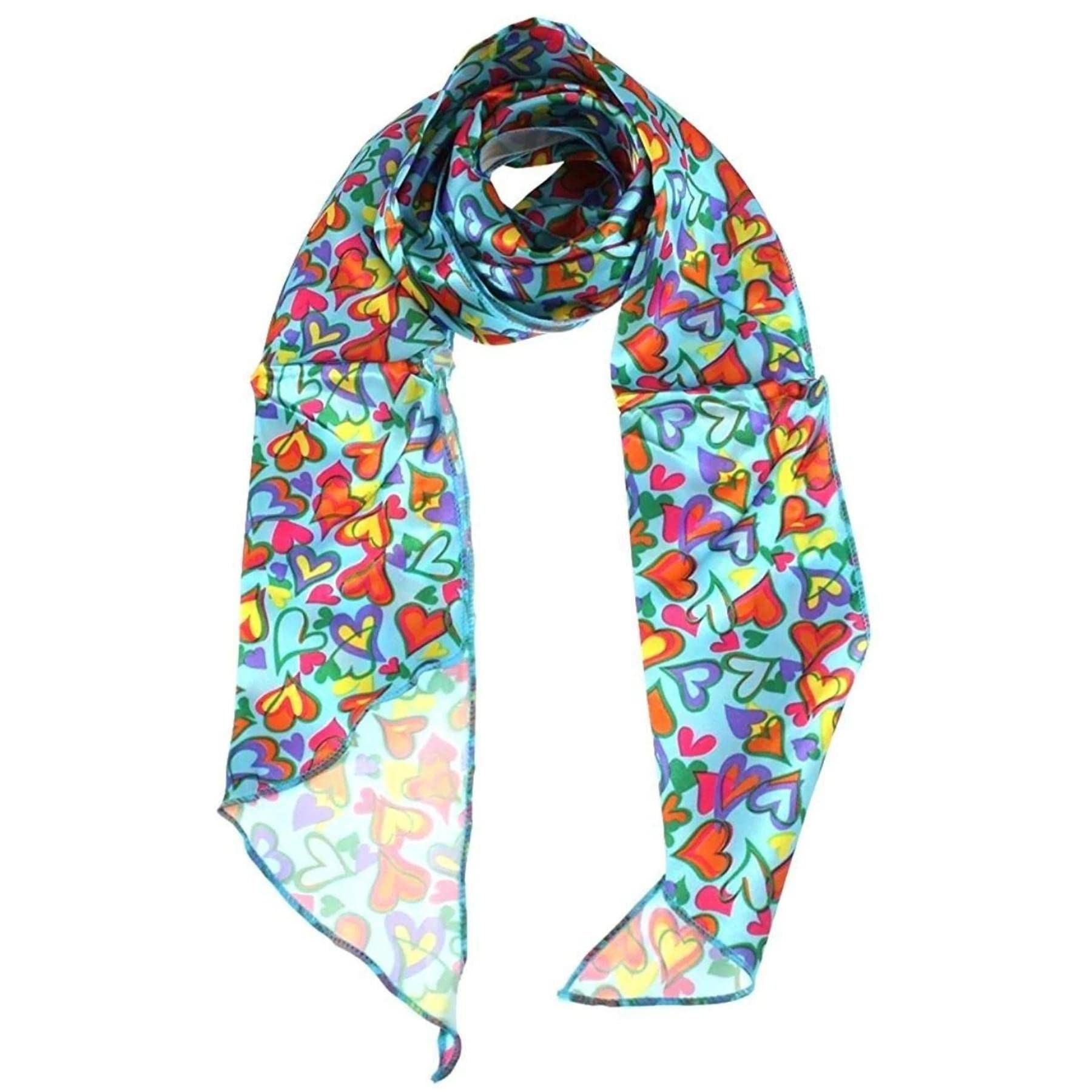 Bright Chiffon Ties for Women and Men, Ladies Neck Tie - Picture 57 of 58