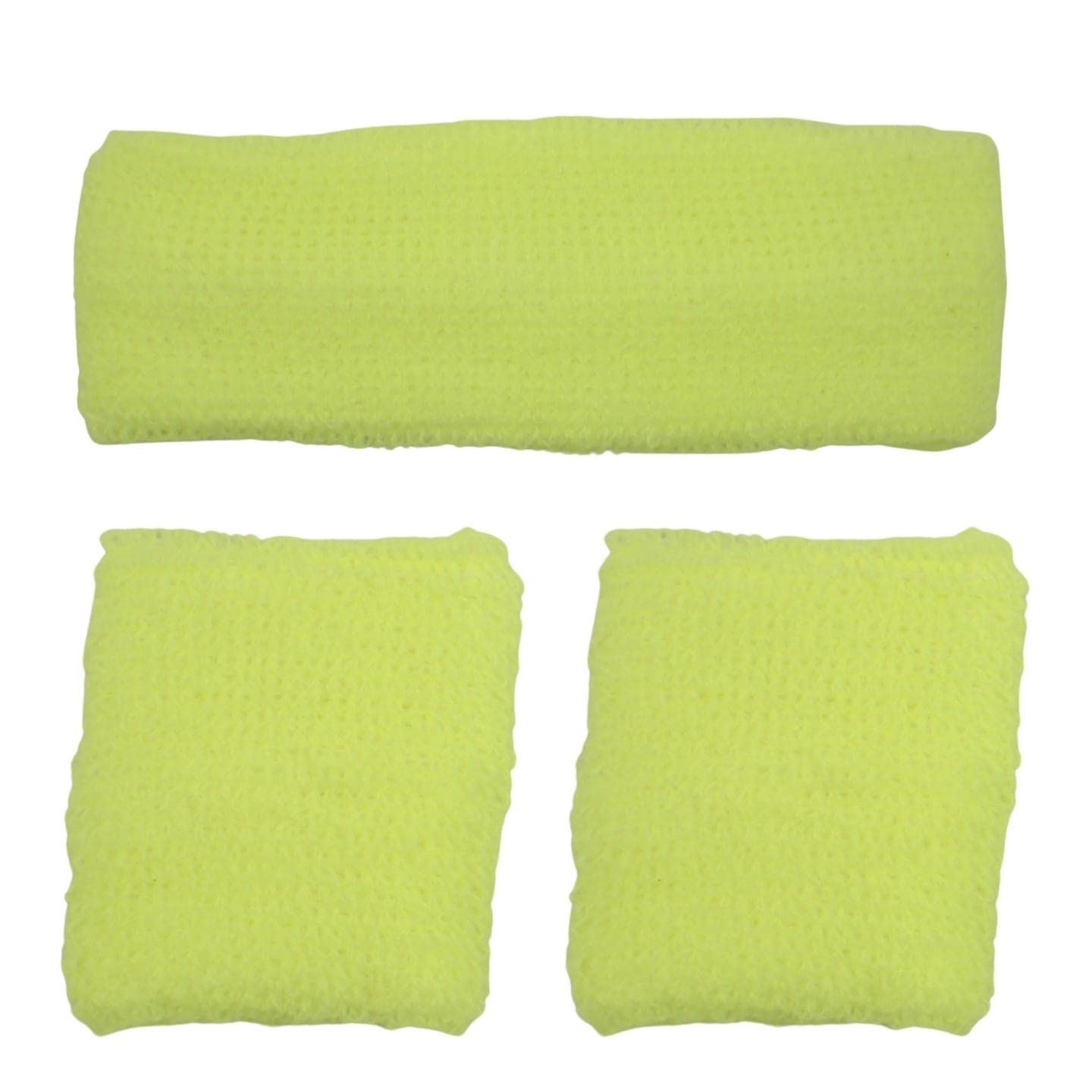 3pcs Unisex Headbands & Wrist Sweatbands for Exercise Set - Picture 21 of 28