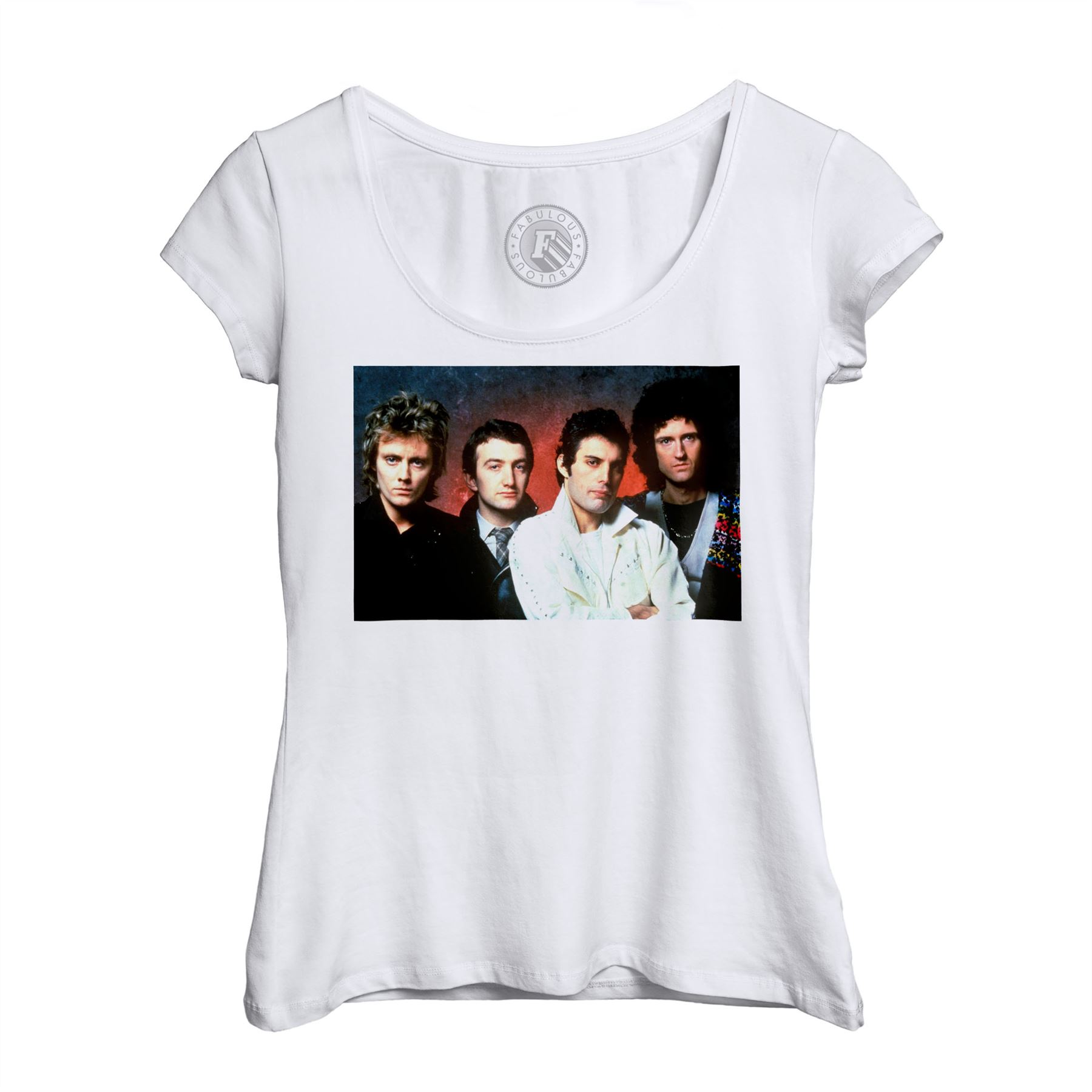 tee shirt femme queen groupe