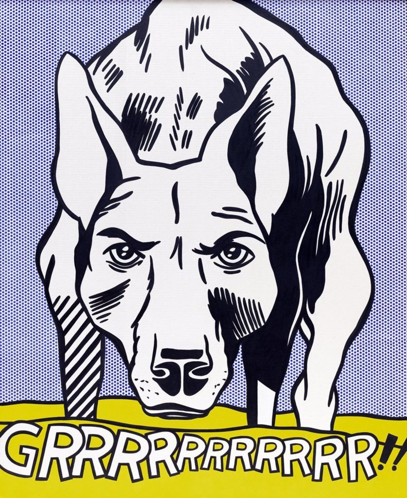 Poster Affiche Grrrr Par Roy Lichtenstein Pop Art Comics