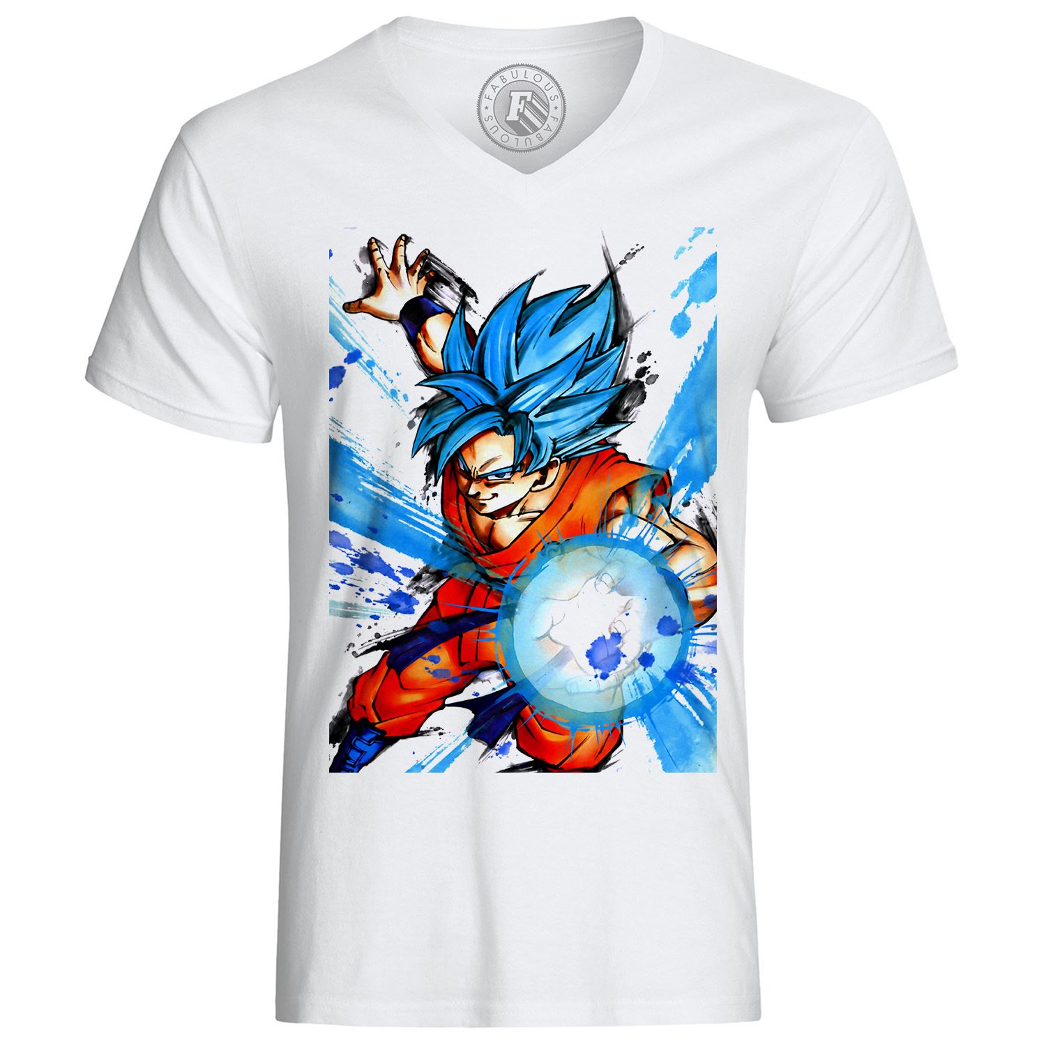 Fabulous T-Shirt Enfant Goku Super Saiyan Kameha Dragon Ball DBZ Manga