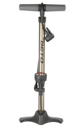 track pump with gauge