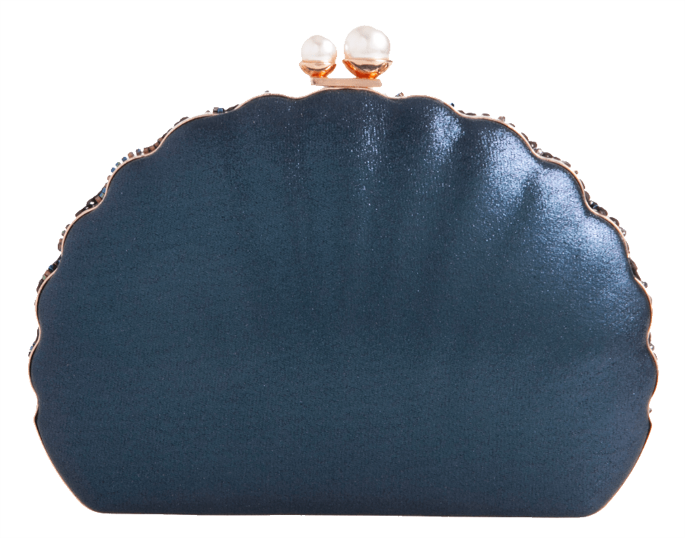 Womens Sequins Peacock Tail Clutch Bag Rigid Shape Evening Bag - Picture 7 of 7