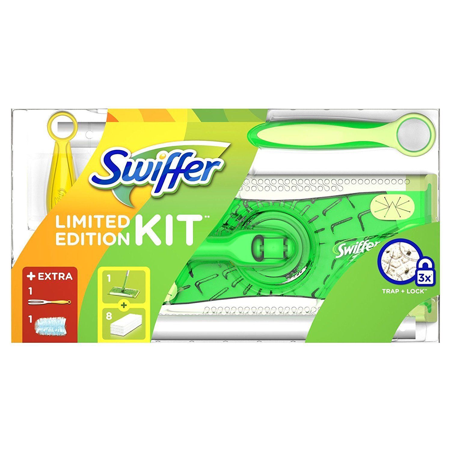 You're Now Leaving Swiffer.com With a one-two cleaning punch, Swiffer Sweeper Floor Sweeper Mop is designed to sweep and mop your floors. Thick dry sweeping cloths conform to the surface of your floors and grout lines, trapping and locking dirt, dust, hair and allergens.