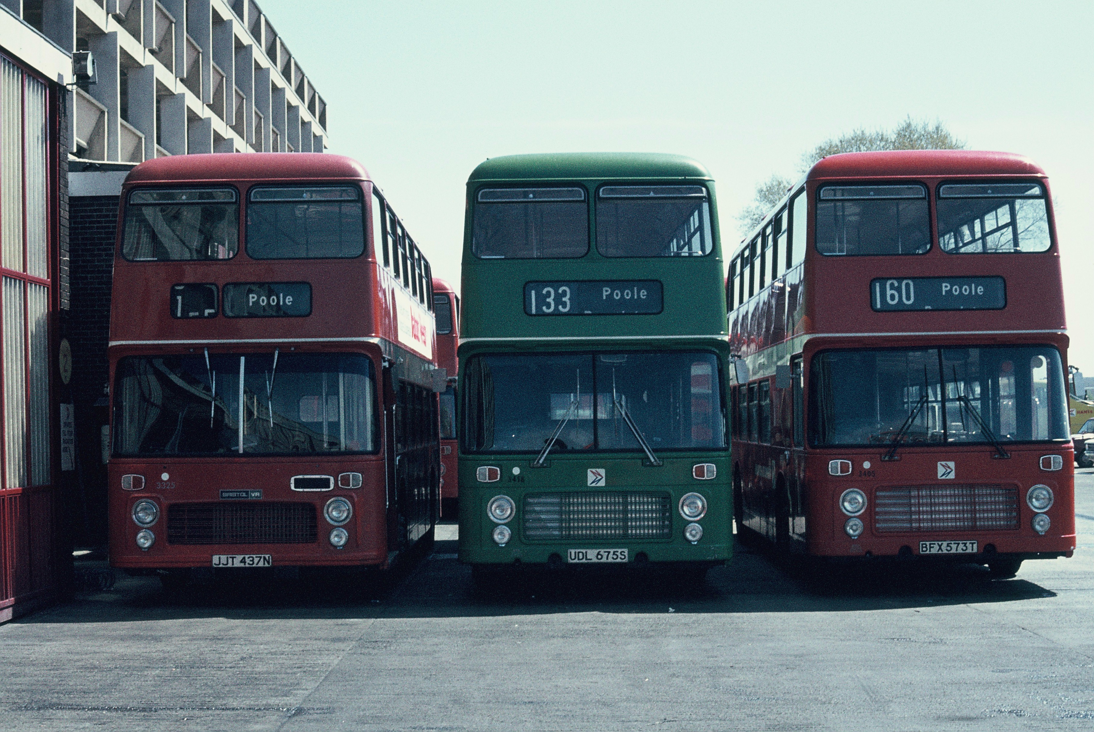 Photo of heritage Wilts & Dorset and Hants & Dorset vehicles